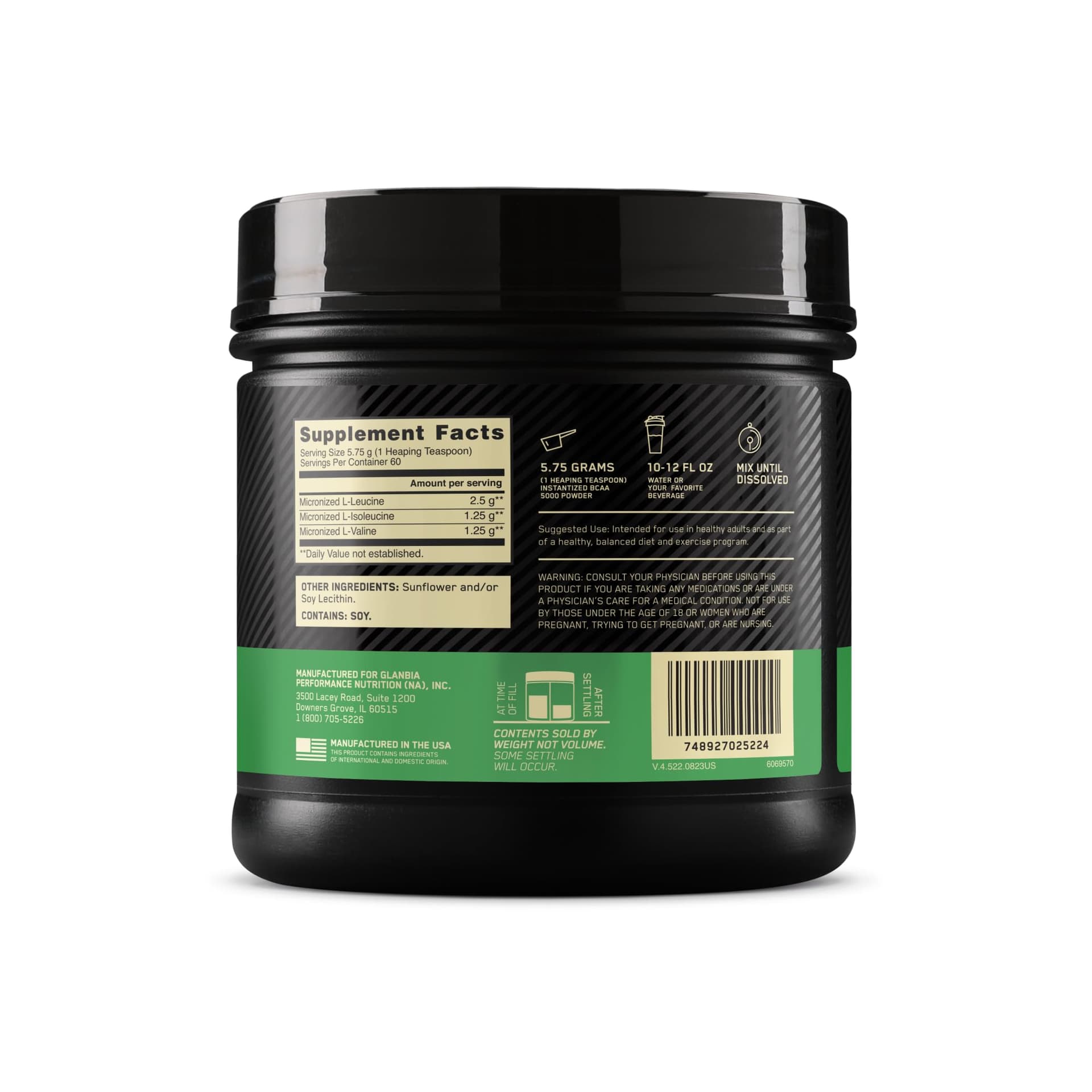 Optimum Nutrition Instantized BCAA Powder – Bild 6