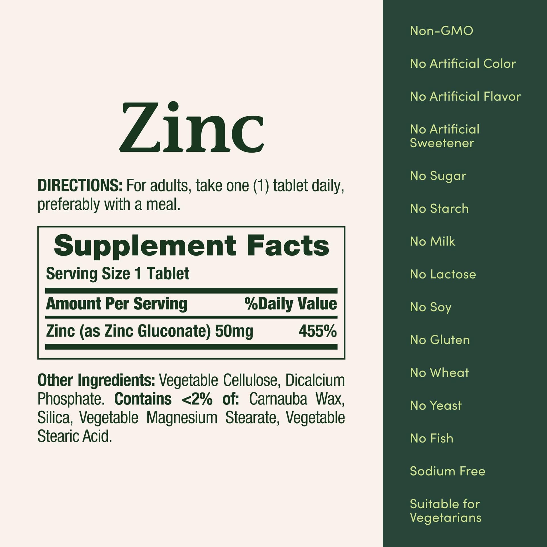 Nature's Bounty Nature’s Bounty Zinc 50mg – Bild 5