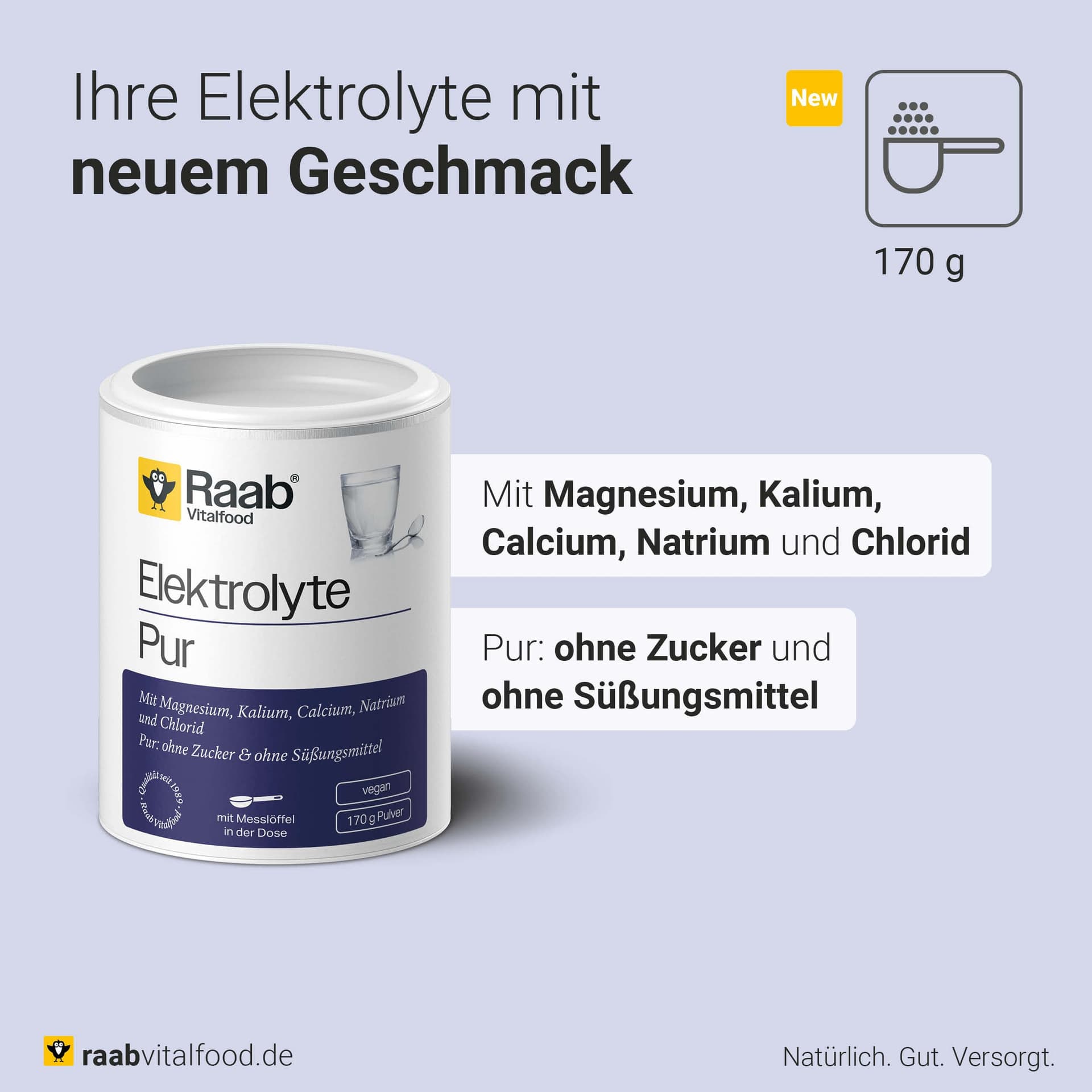 Raab Vitalfood® Elektrolyte Pur (170 g – Bild 3