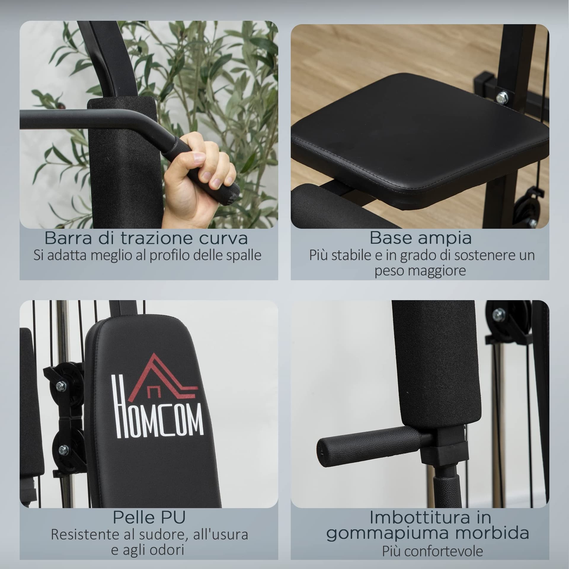 HOMCOM Palestra Multifunzione per Allenamento a Casa e – Bild 7