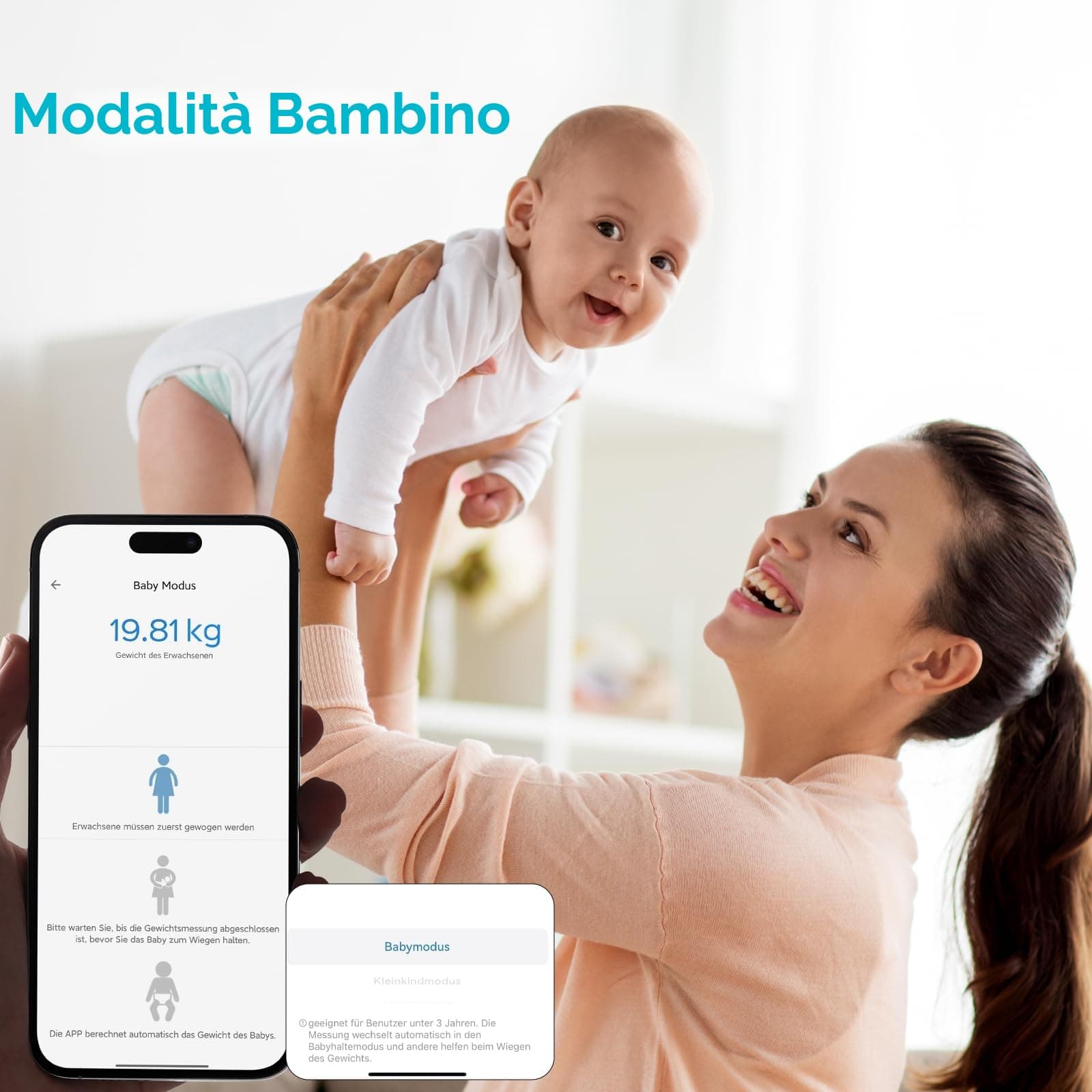 Lepulse Bilancia Pesapersone Digitale con App Bluetooth – Bild 7