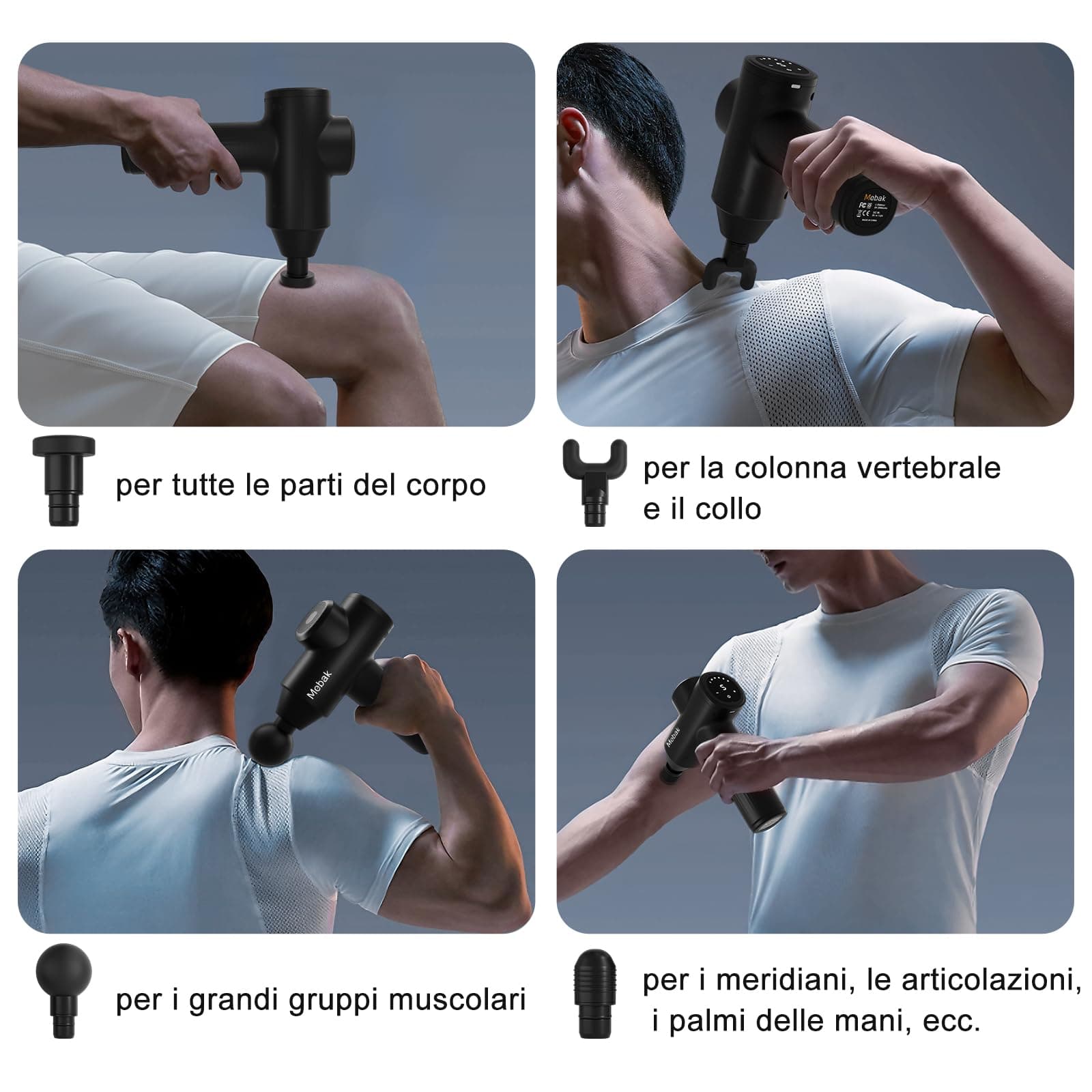 Mebak 7 Pistola Massaggio Muscolare – Bild 6
