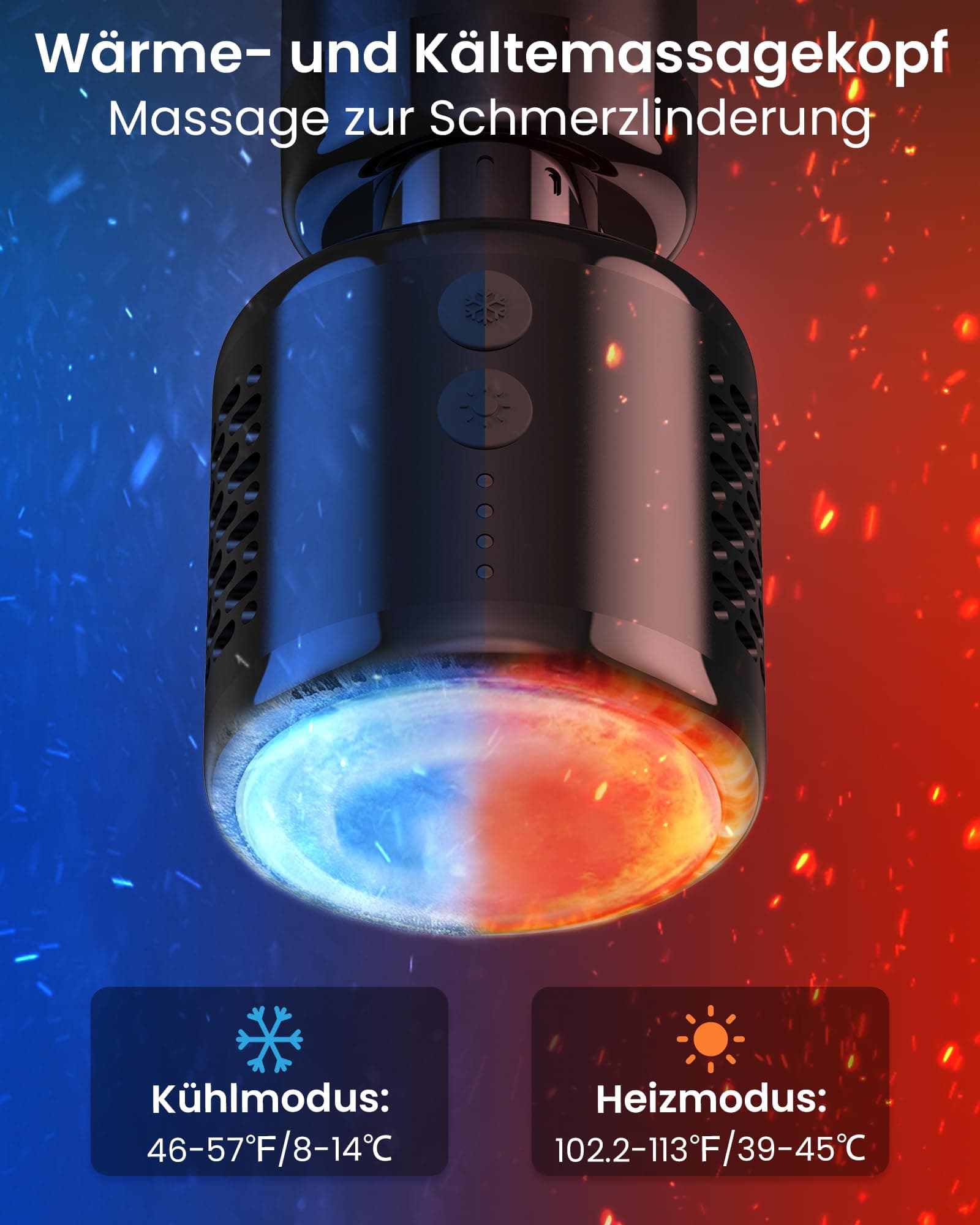 NAPRE Massagepistole mit Wärme und Kälte,NAPRE Massage Gun – Bild 3