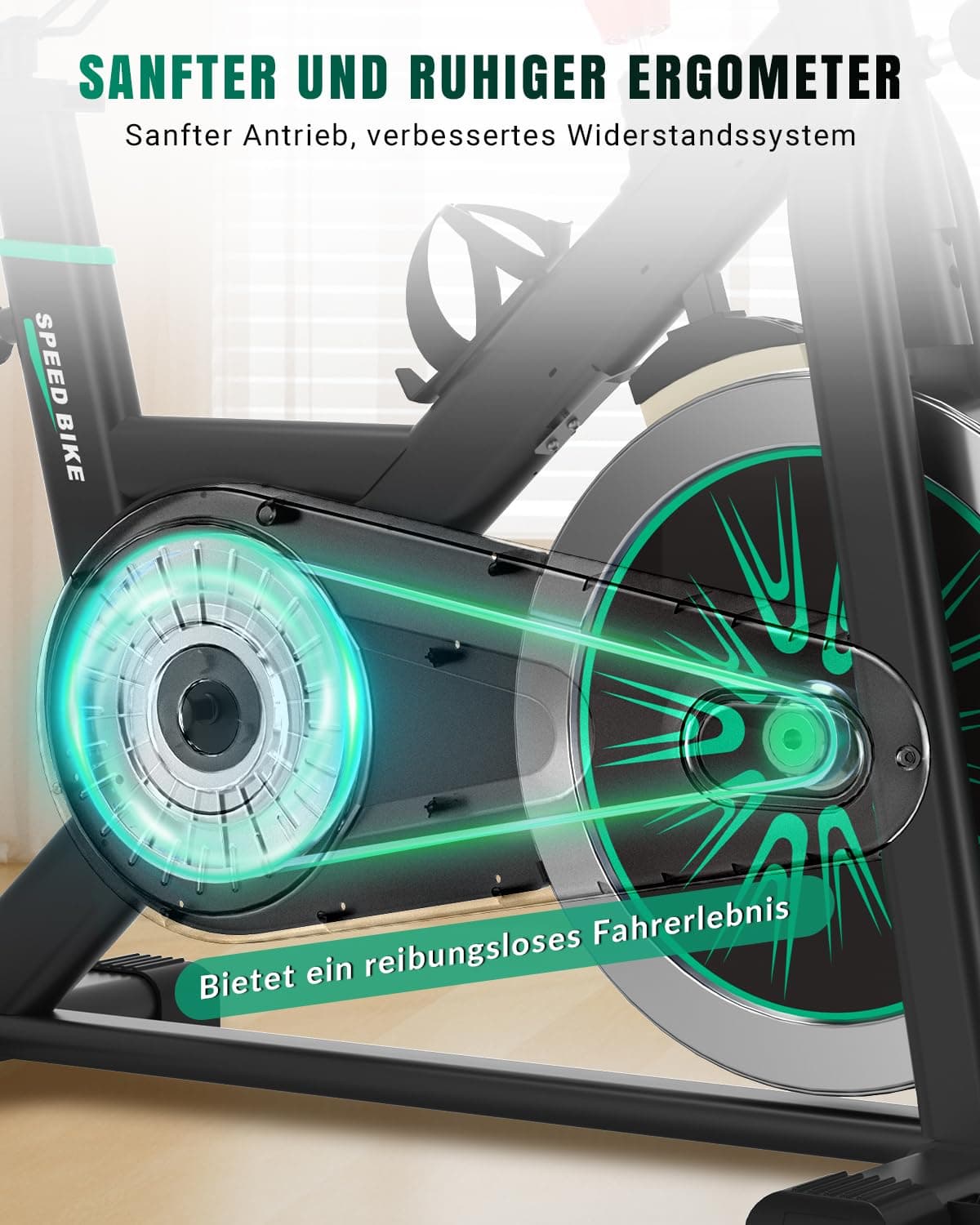 DMASUN Neu Heimtrainer Fahrrad – Bild 5
