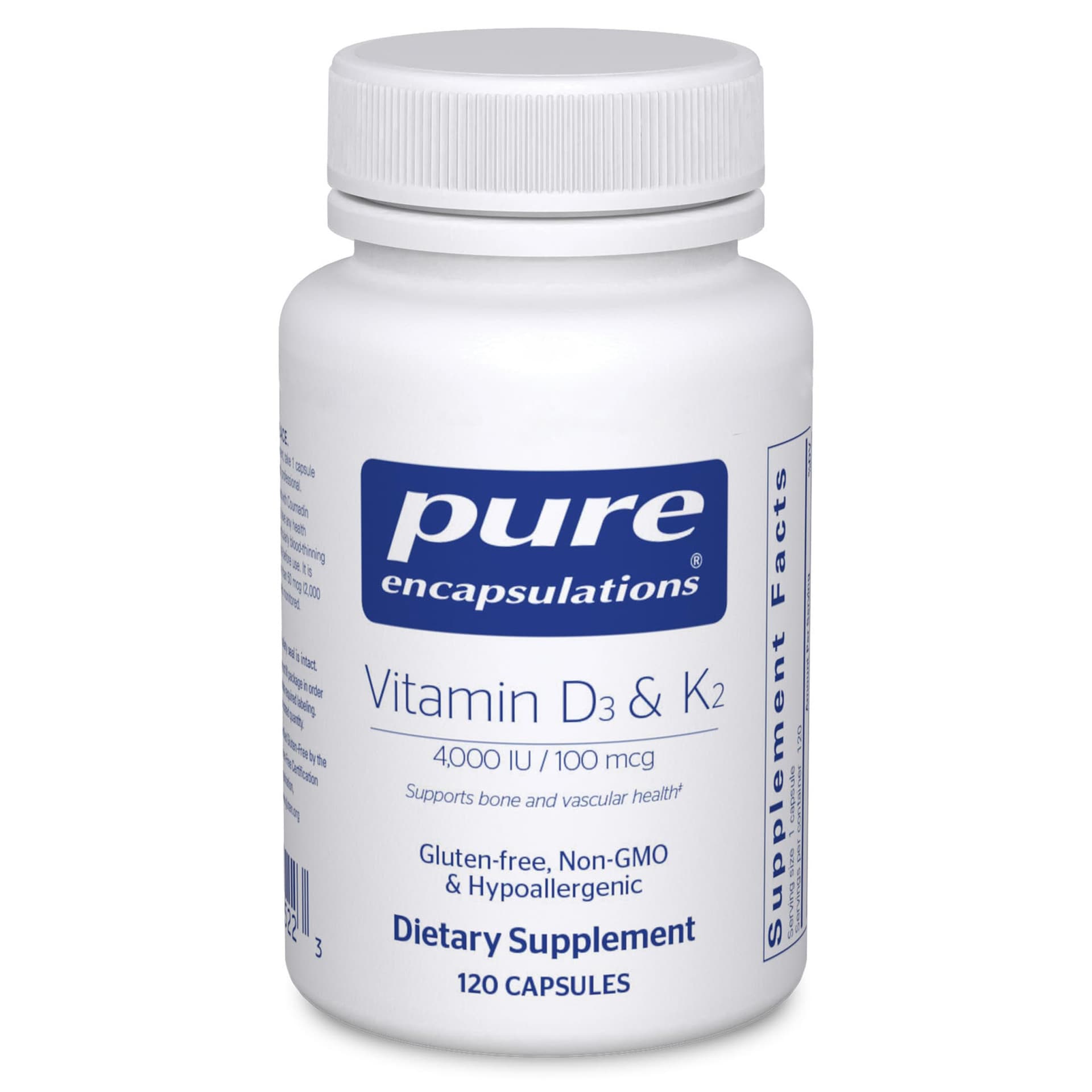 Pure Encapsulations Vitamin D3 & K2