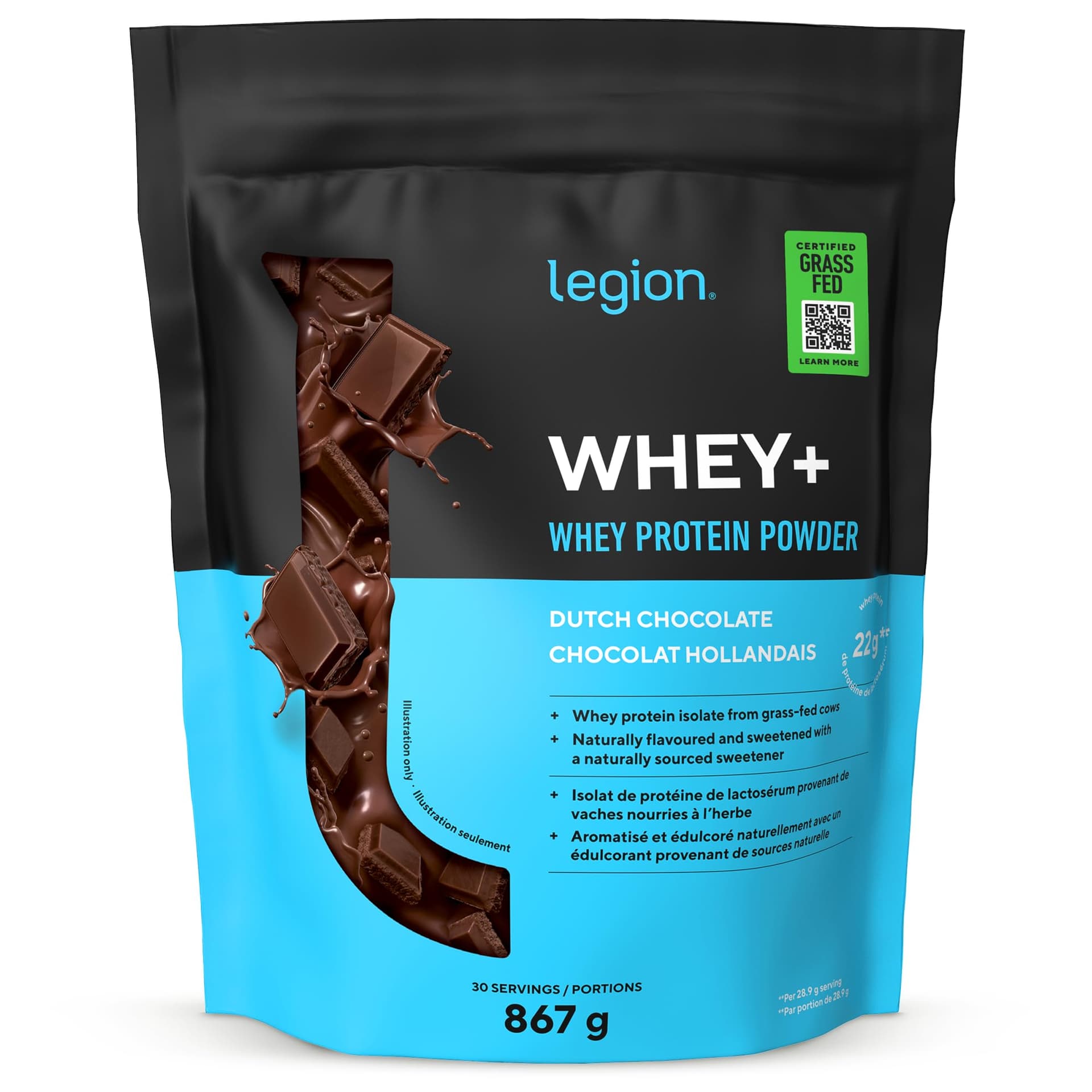 Legion Whey Protein Powder Chocolate