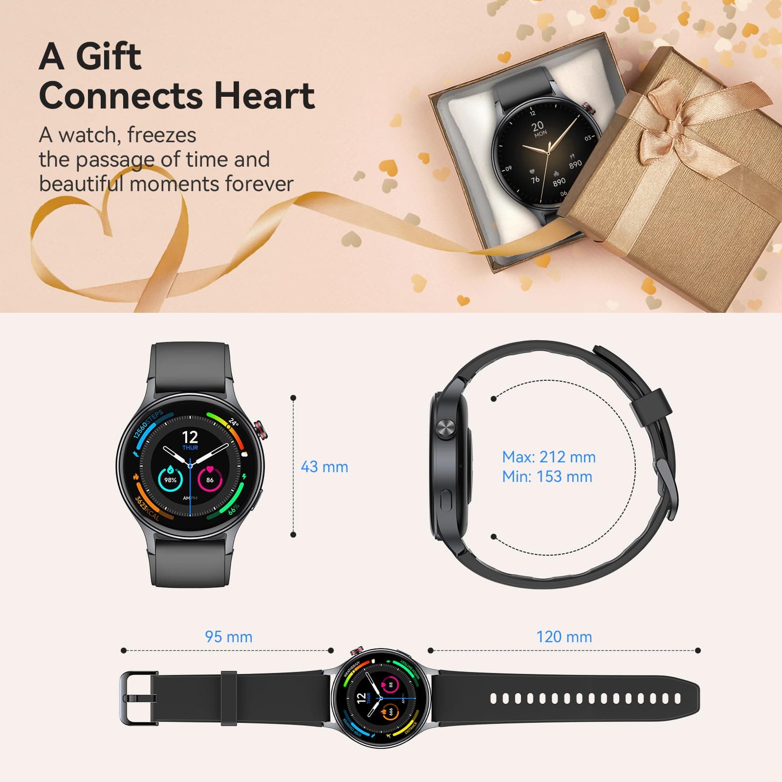 aeac Smart Watch for Men Women – Bild 7