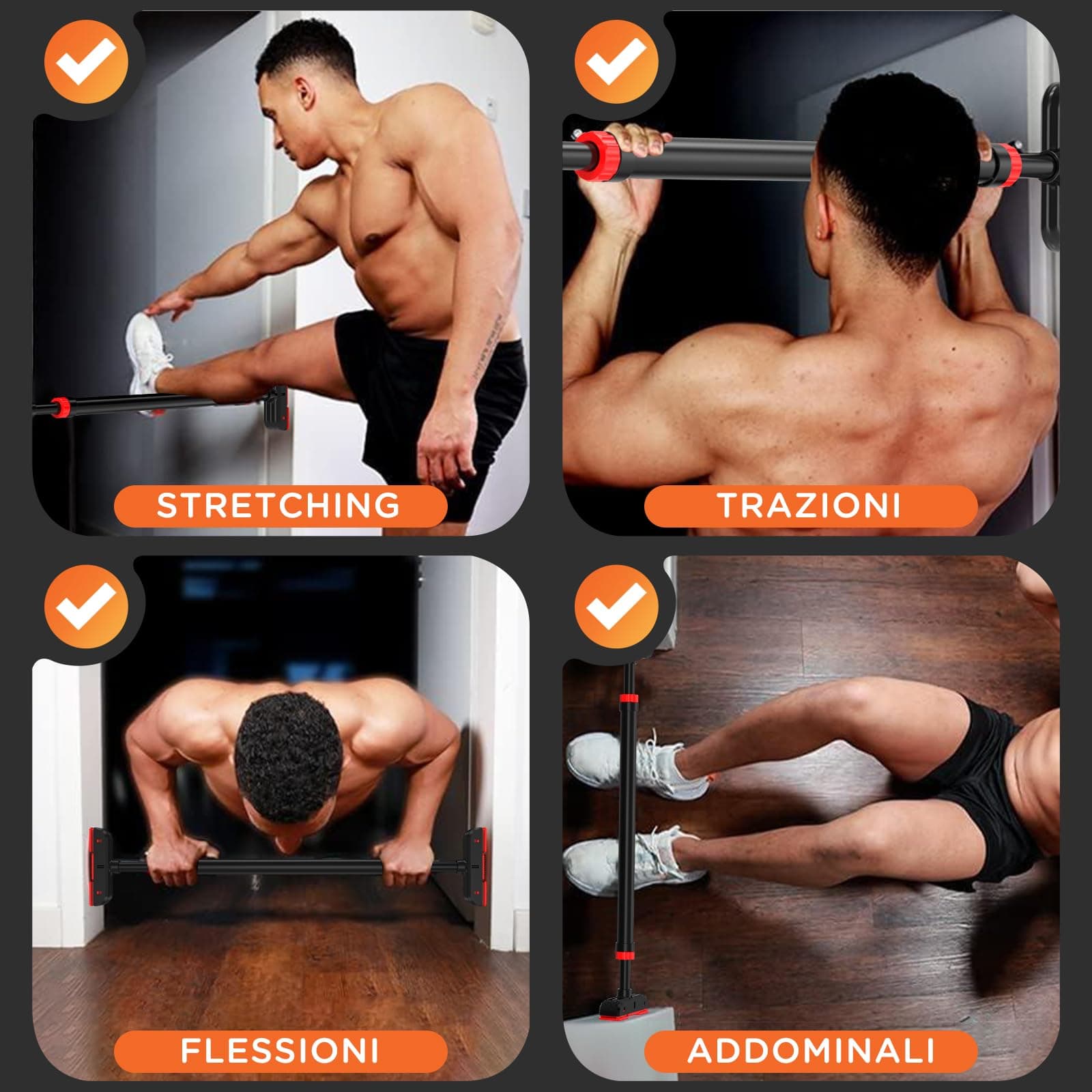 DH FitLife Barra per trazioni – Bild 7