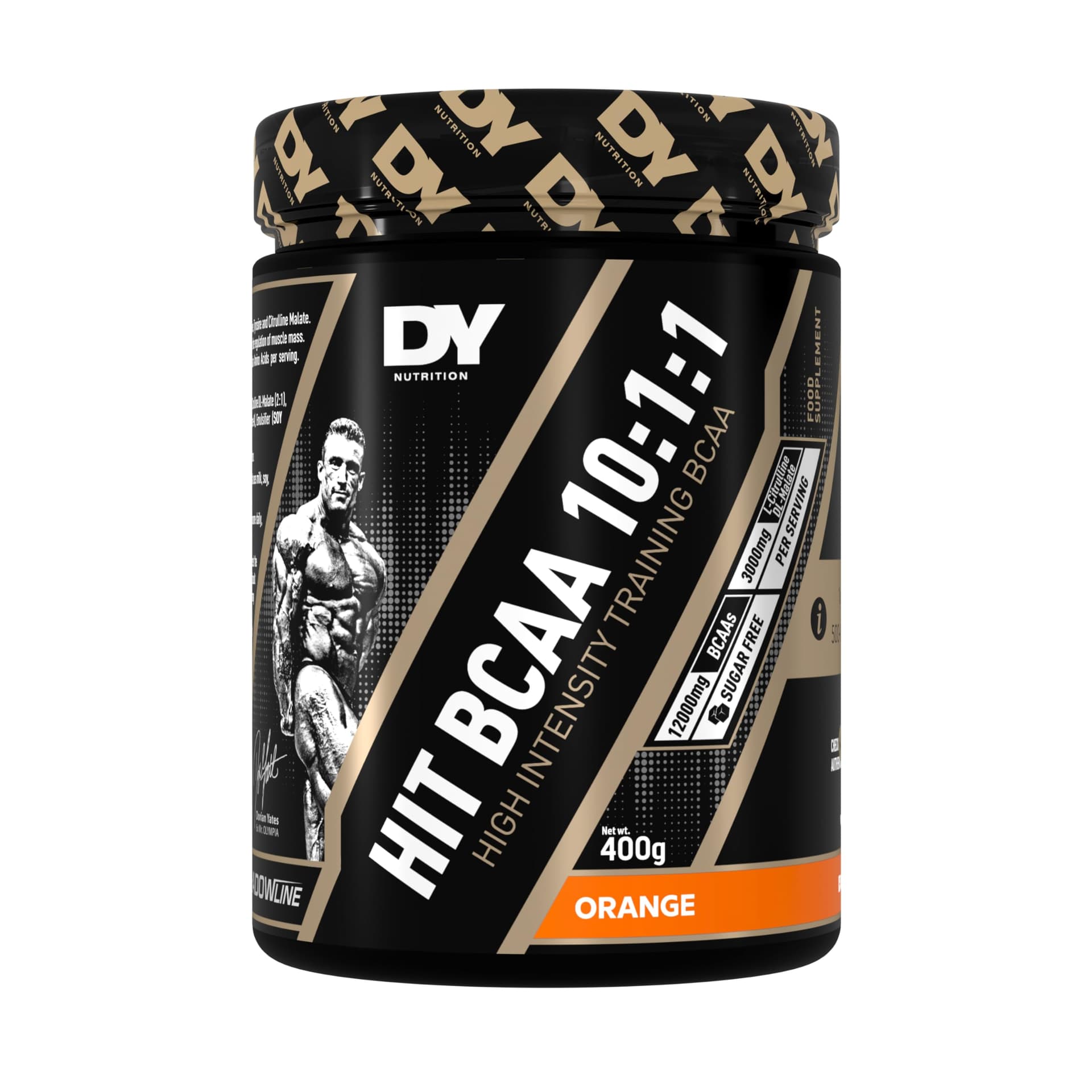 DY Nutrition Dorian Yates HIT BCAA 10:1:1, Orange - 400g