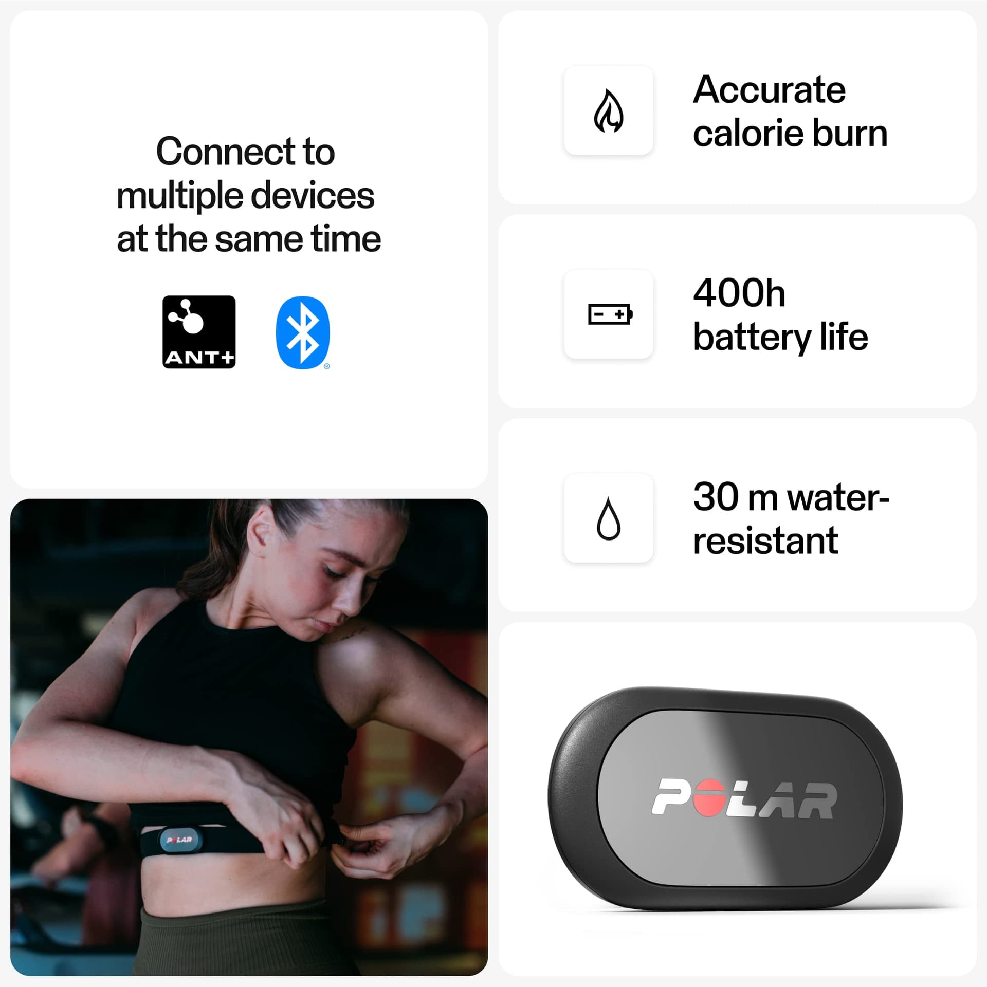 Polar H9 Herzfrequenz-Sensor – Bild 4