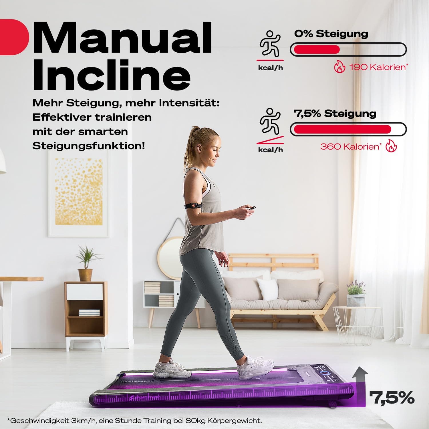 Sportstech sWalk Walking Pad – Bild 6
