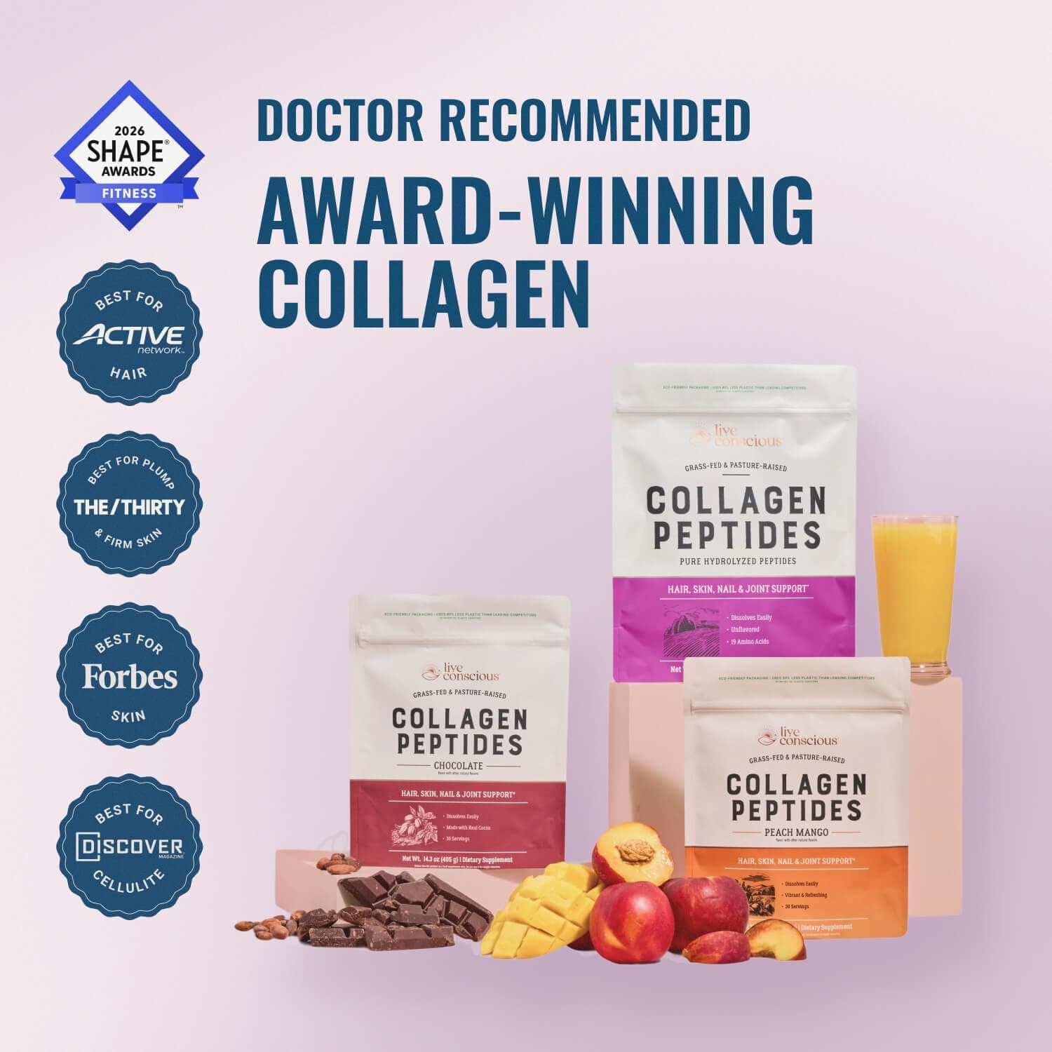 Live Conscious Collagen Peptides Powder – Bild 4