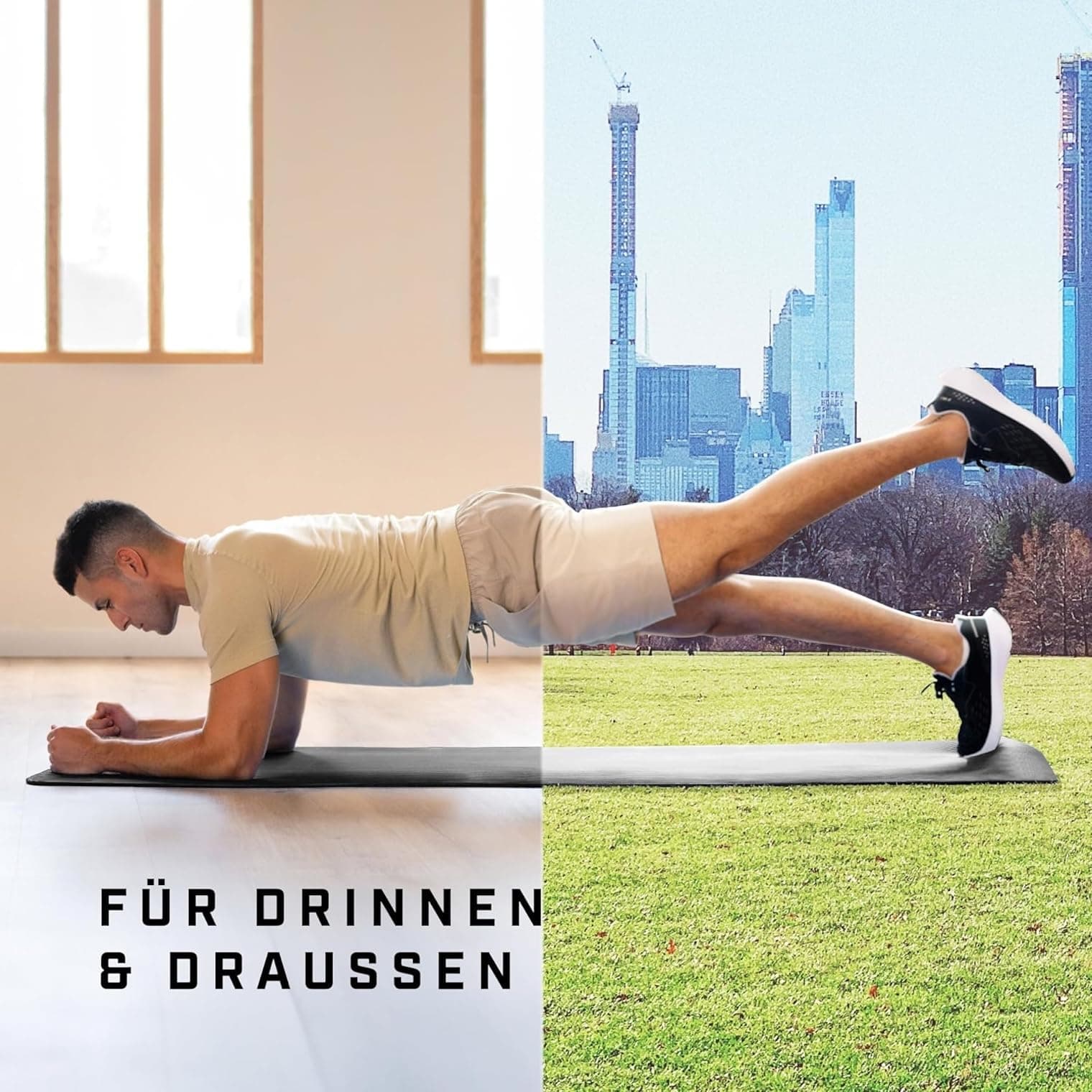 KG PHYSIO Yogamatte Rutschfest & Gepolstert – Bild 5
