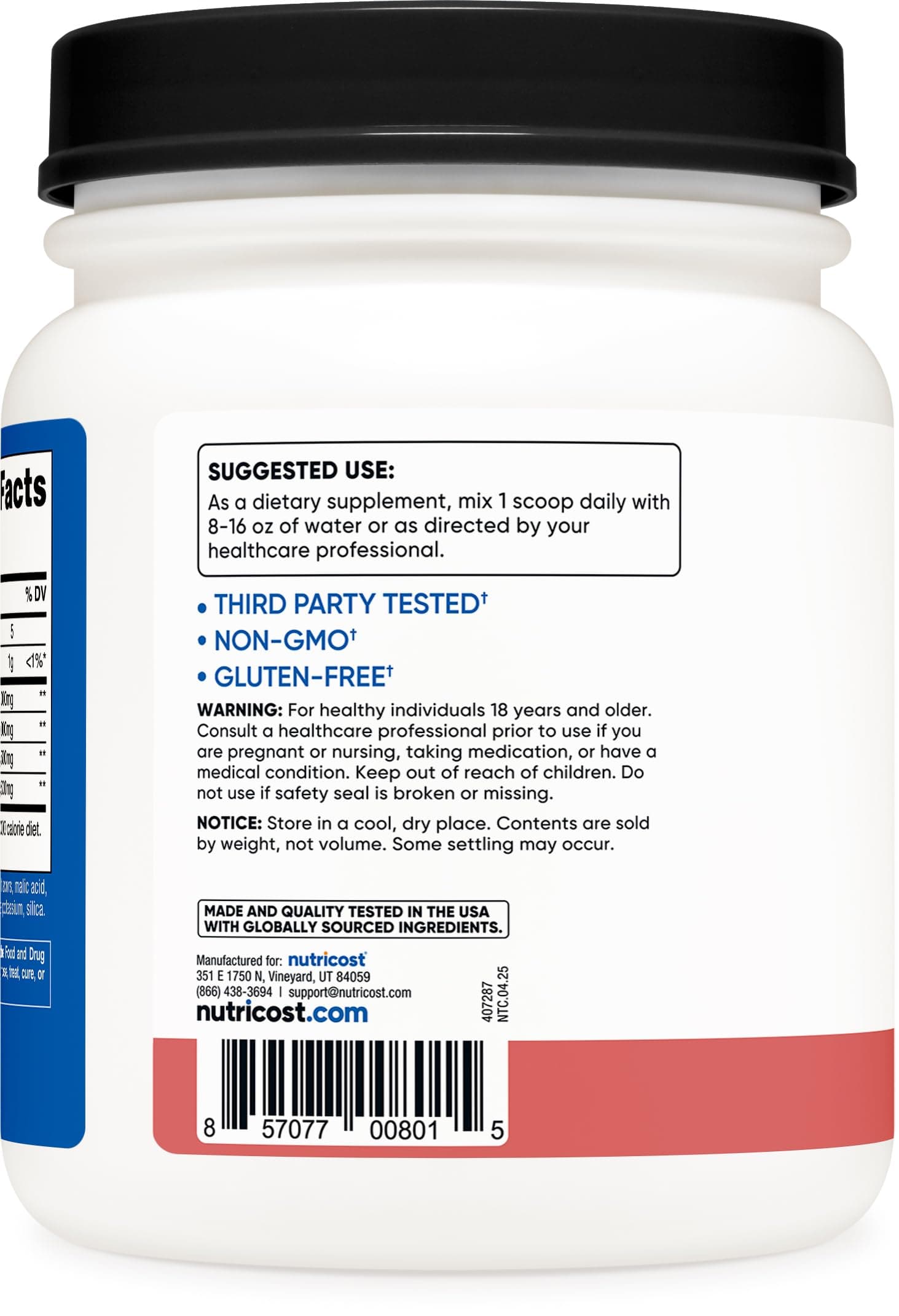 Nutricost BCAA Powder 2:1:1 (Raspberry Lemonade – Bild 4