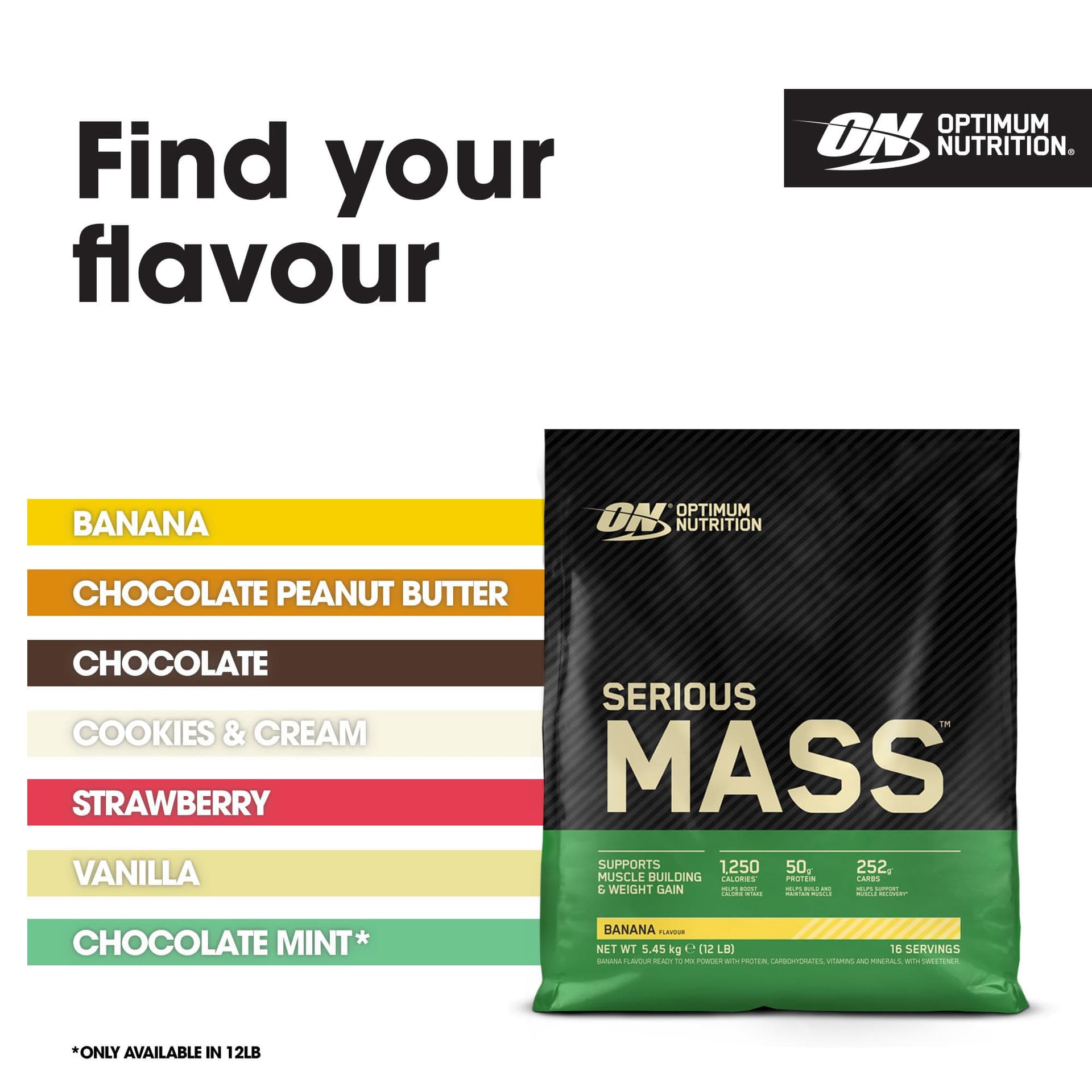 Optimum Nutrition Serious Mass Protein Powder High Calorie – Bild 5