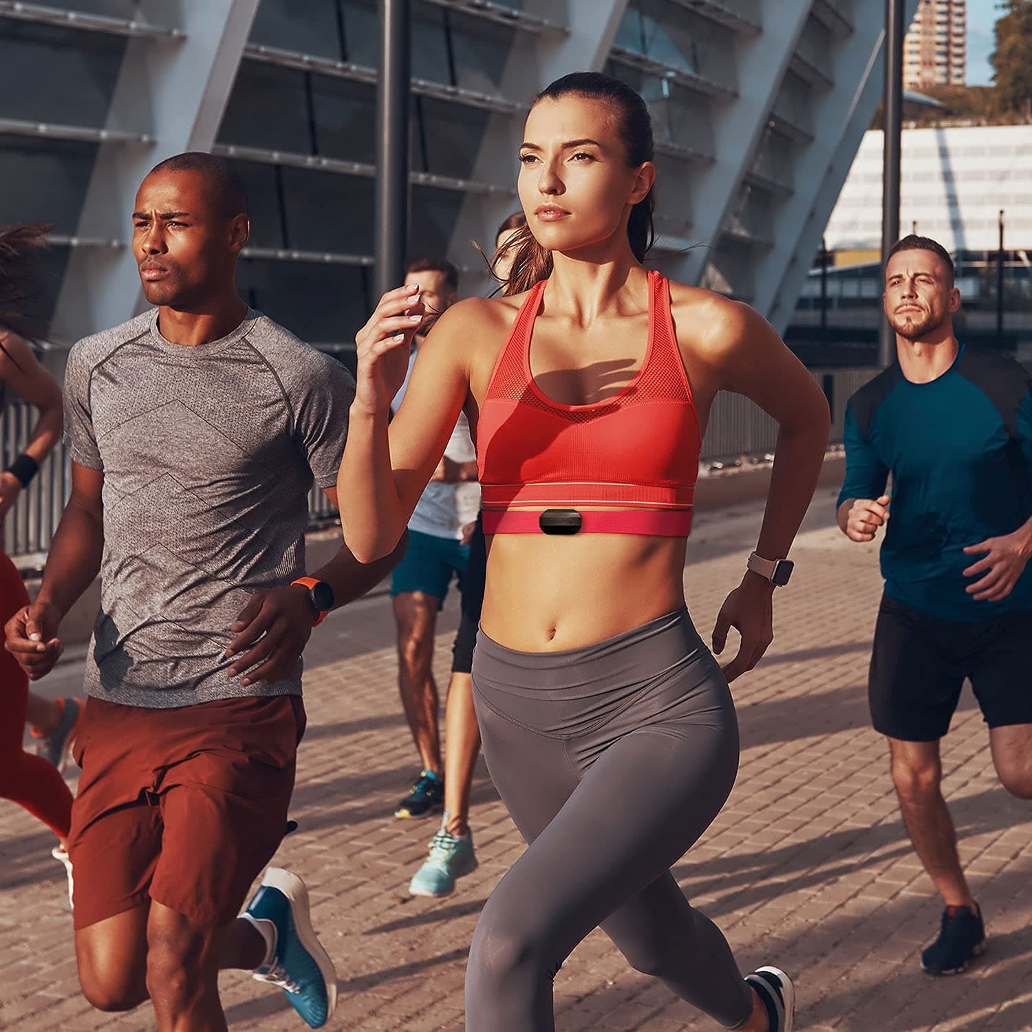CooSpo Heart Rate Monitor Chest Strap,Bluetooth ANT+ Chest – Bild 5