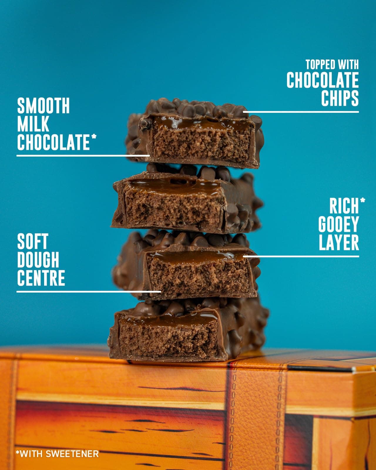 Grenade High Protein, Low Sugar Bar - Chocolate Chip Salted Caramel, 12 x 60 g – Bild 3
