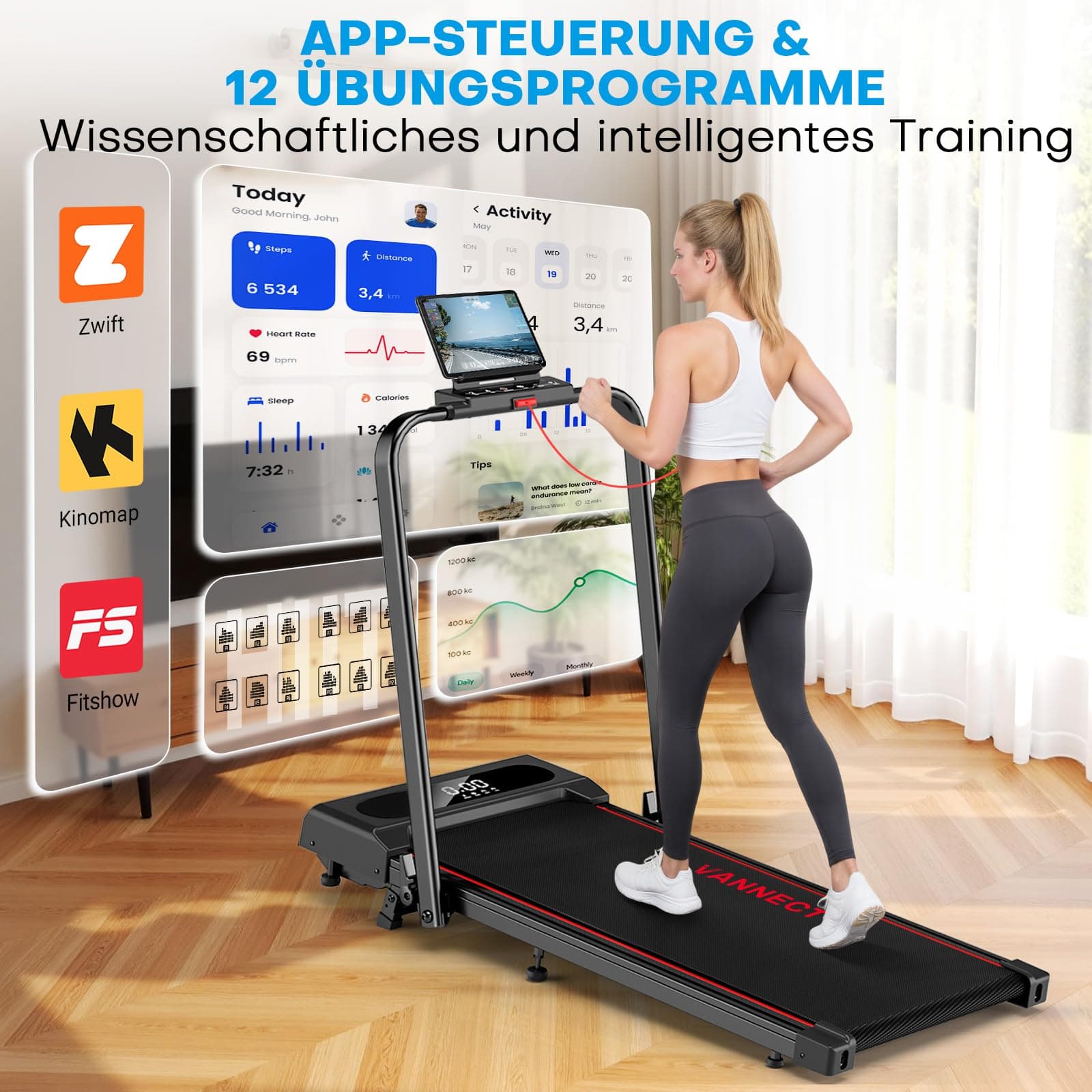 vannect Laufband für Zuhause – Bild 3