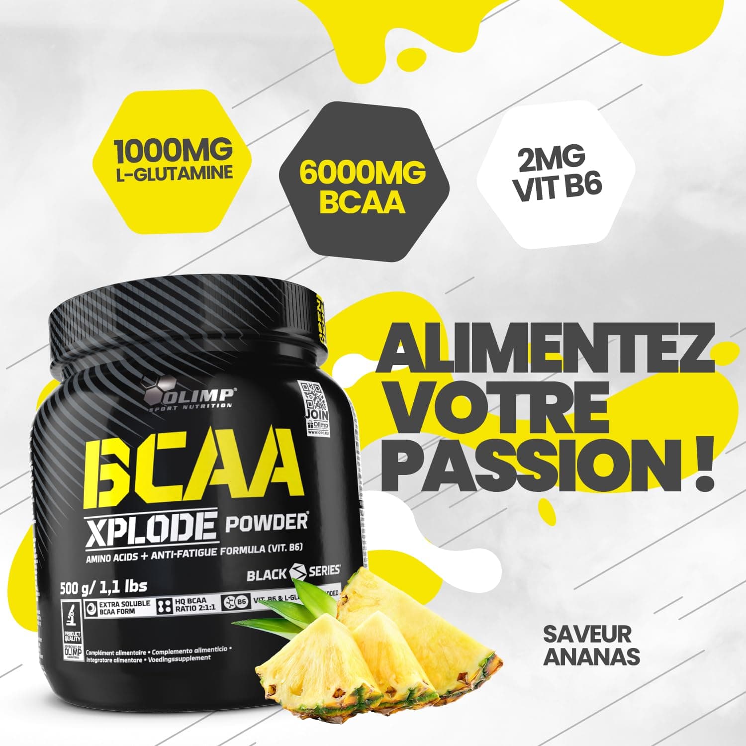 OLIMP SPORT NUTRITION BCAA Xplode Powder 500g – Bild 3