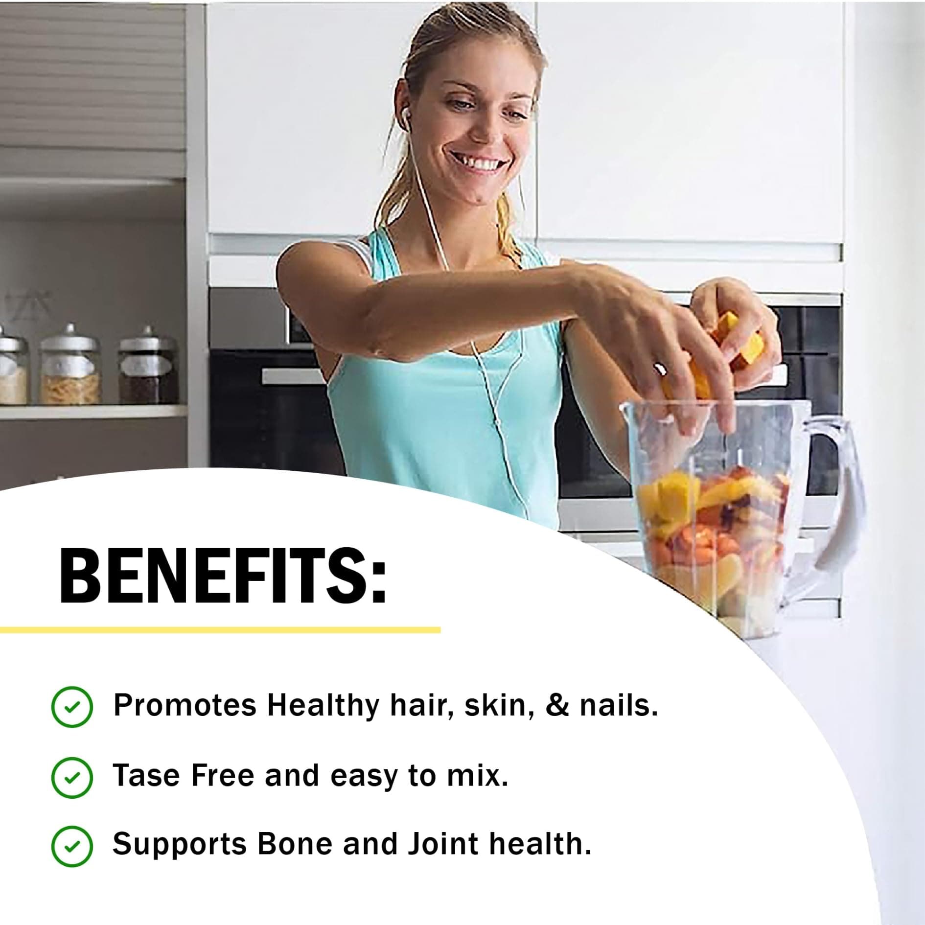 BioSchwartz Collagen Peptides Powder – Bild 3