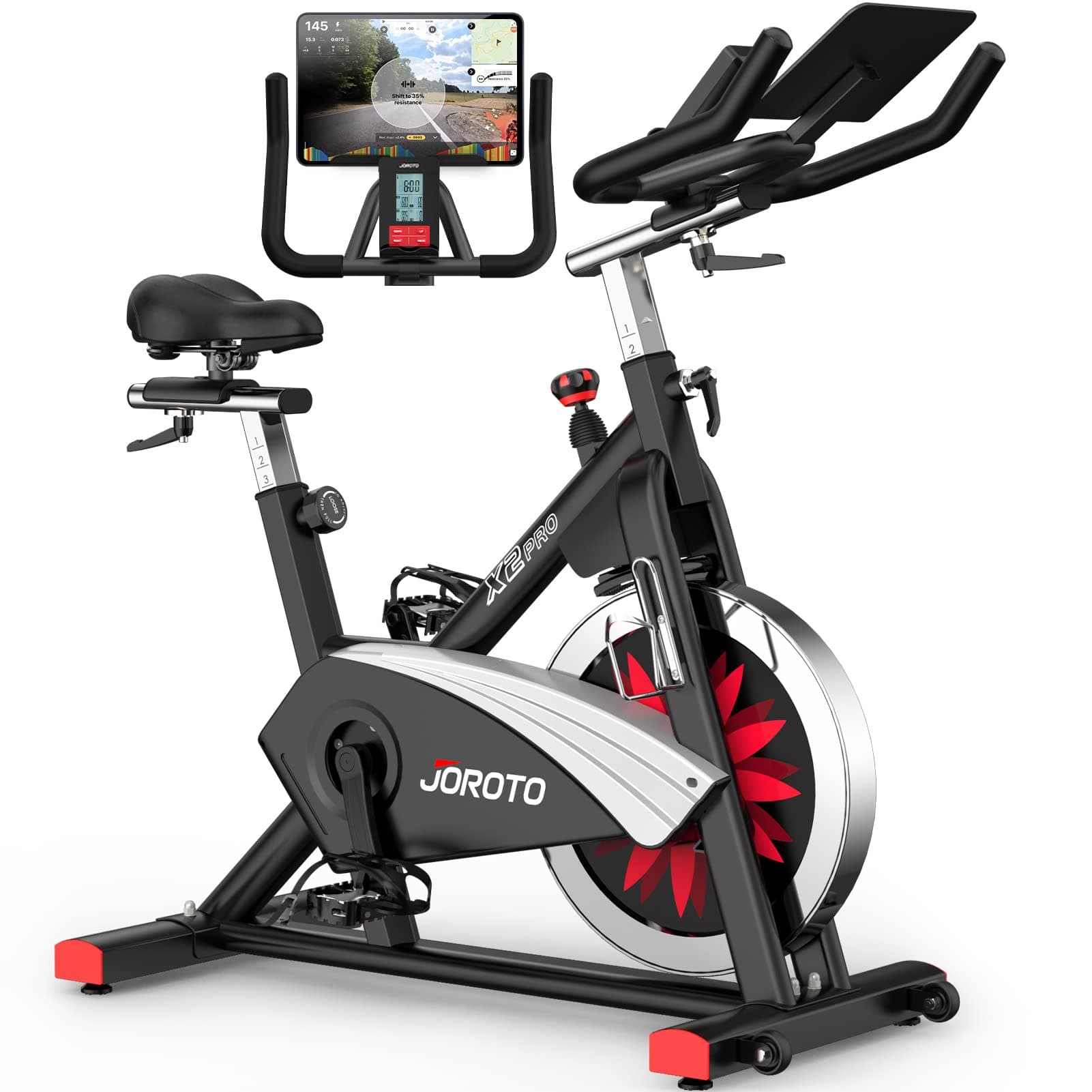 JOROTO Ergometer Heimtrainer X2PRO Bluetooth Hometrainer