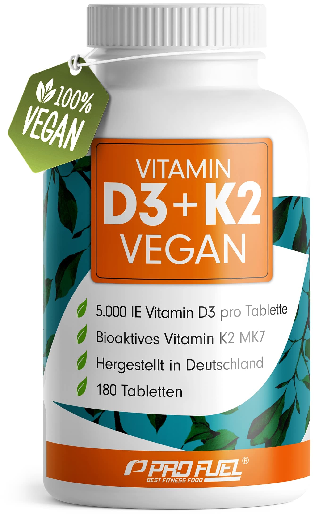 ProFuel Vitamin D3 K2 VEGAN - 180 Tabletten