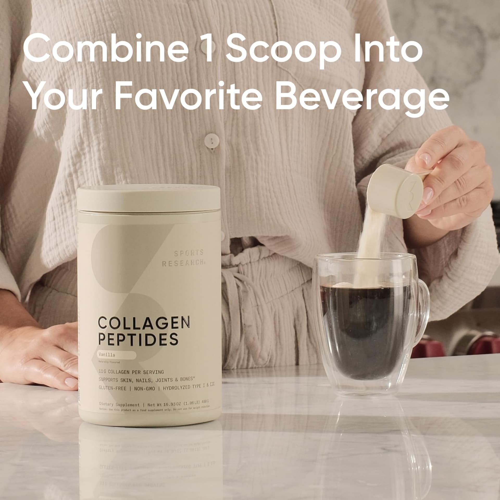 Sports Research ® Collagen Peptides – Bild 3