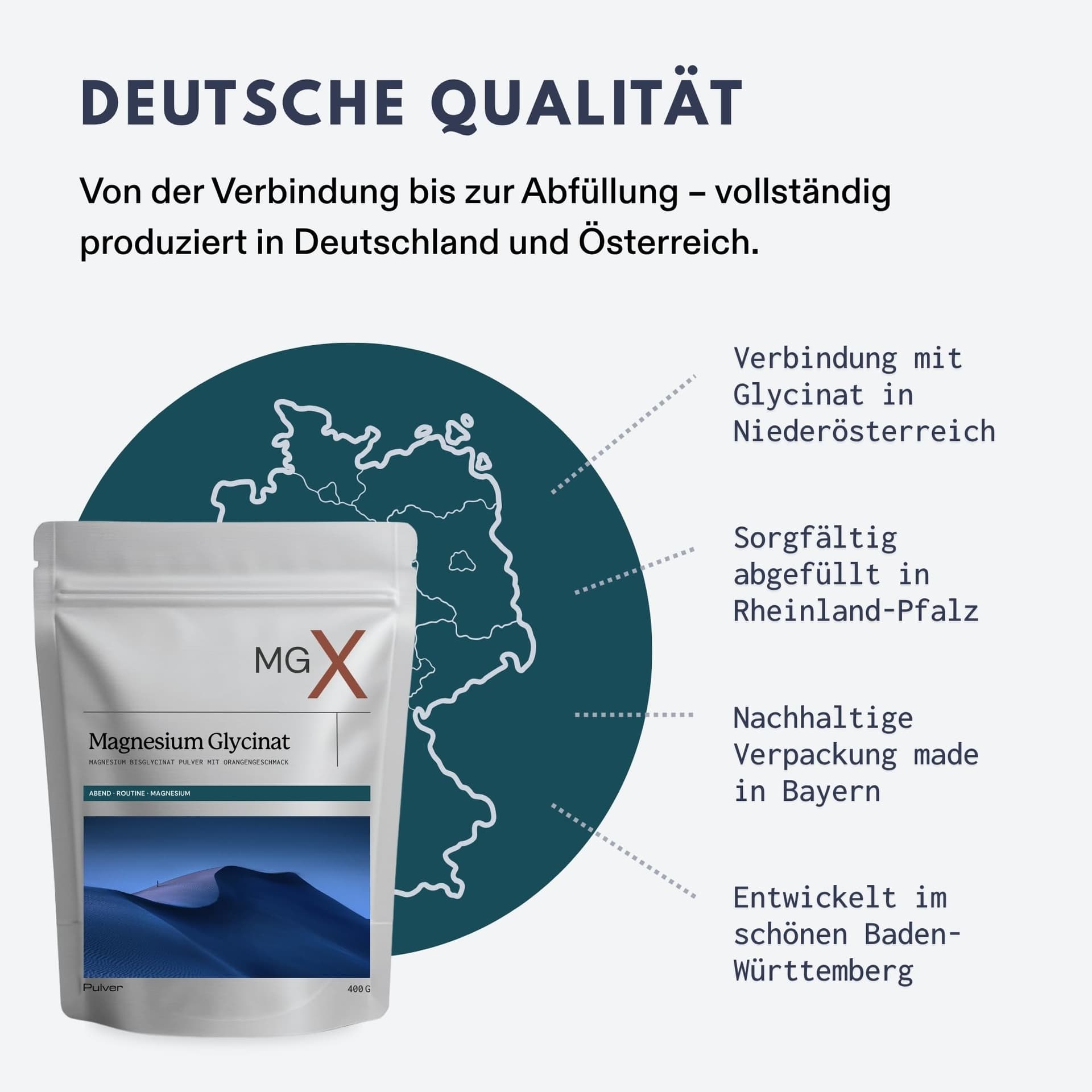 MGX Magnesium Bisglycinaat Poeder 400g – Bild 7
