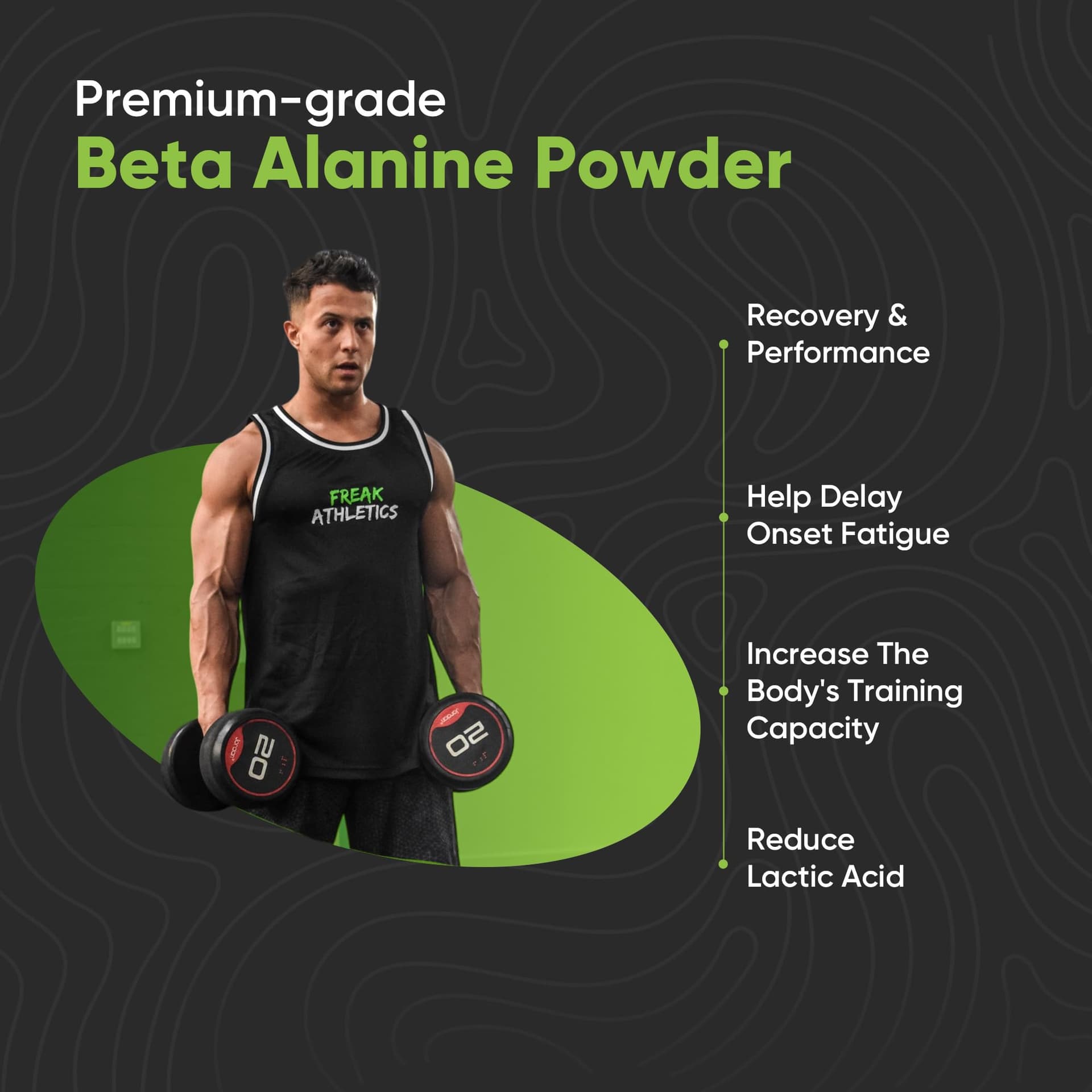 Freak Athletics Beta Alanine Powder 250g – Bild 6