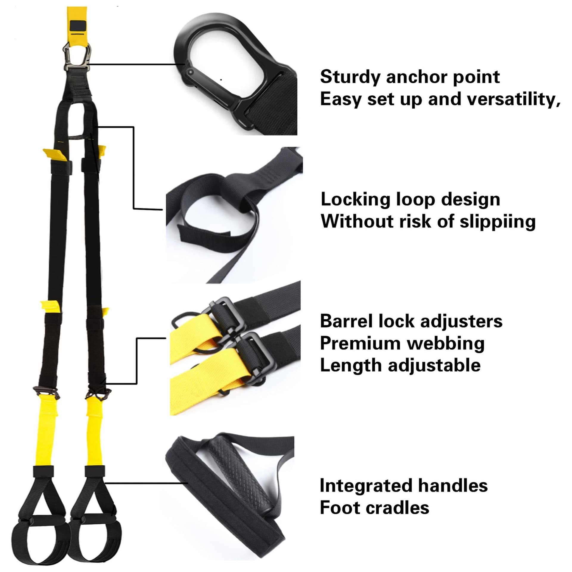 HAKENO Doorway Pull Up Bar – Bild 6