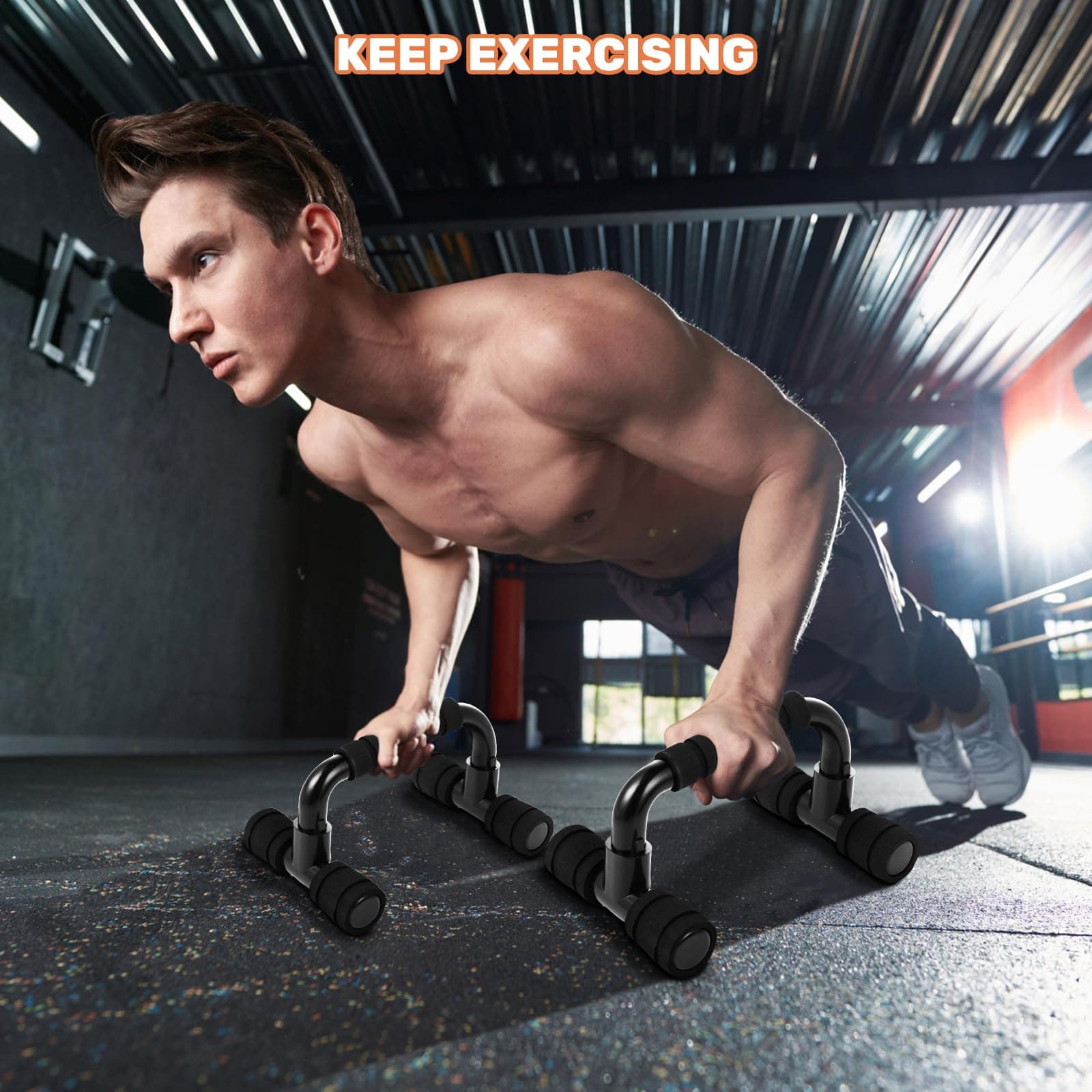 Flearitzo Push Up Maniglie Push Up Bar Maniglie per Flessioni Pushup – Bild 6