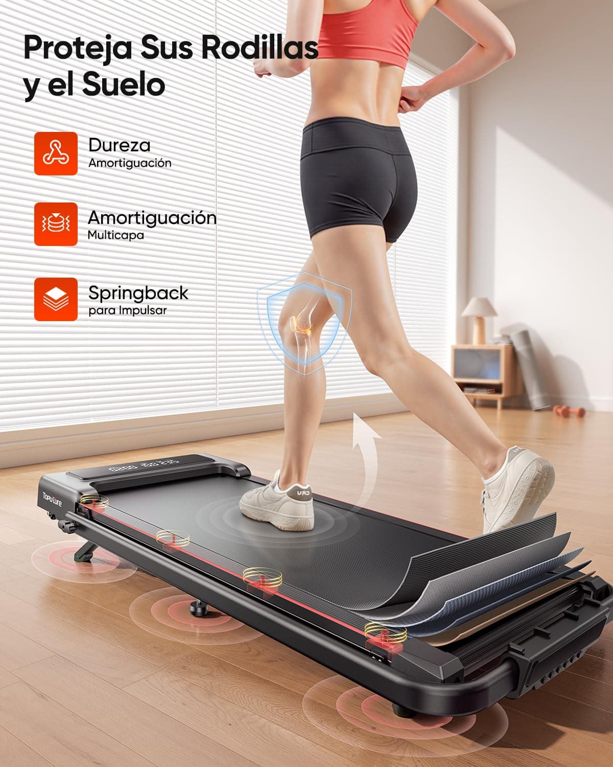 Toputure 4 en 1 Cinta de Correr Plegable – Bild 3