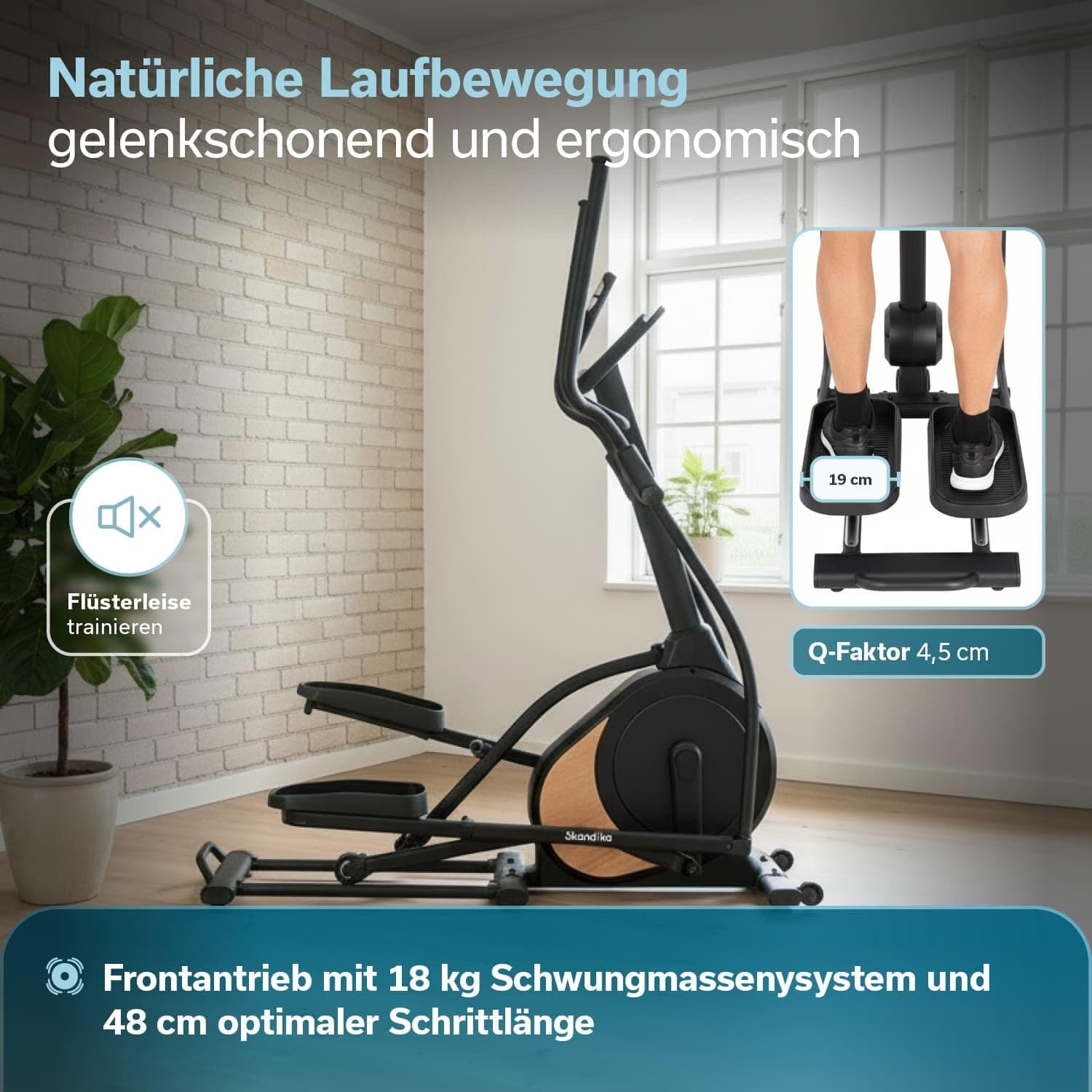 Skandika Crosstrainer Carbon P18 – Bild 2