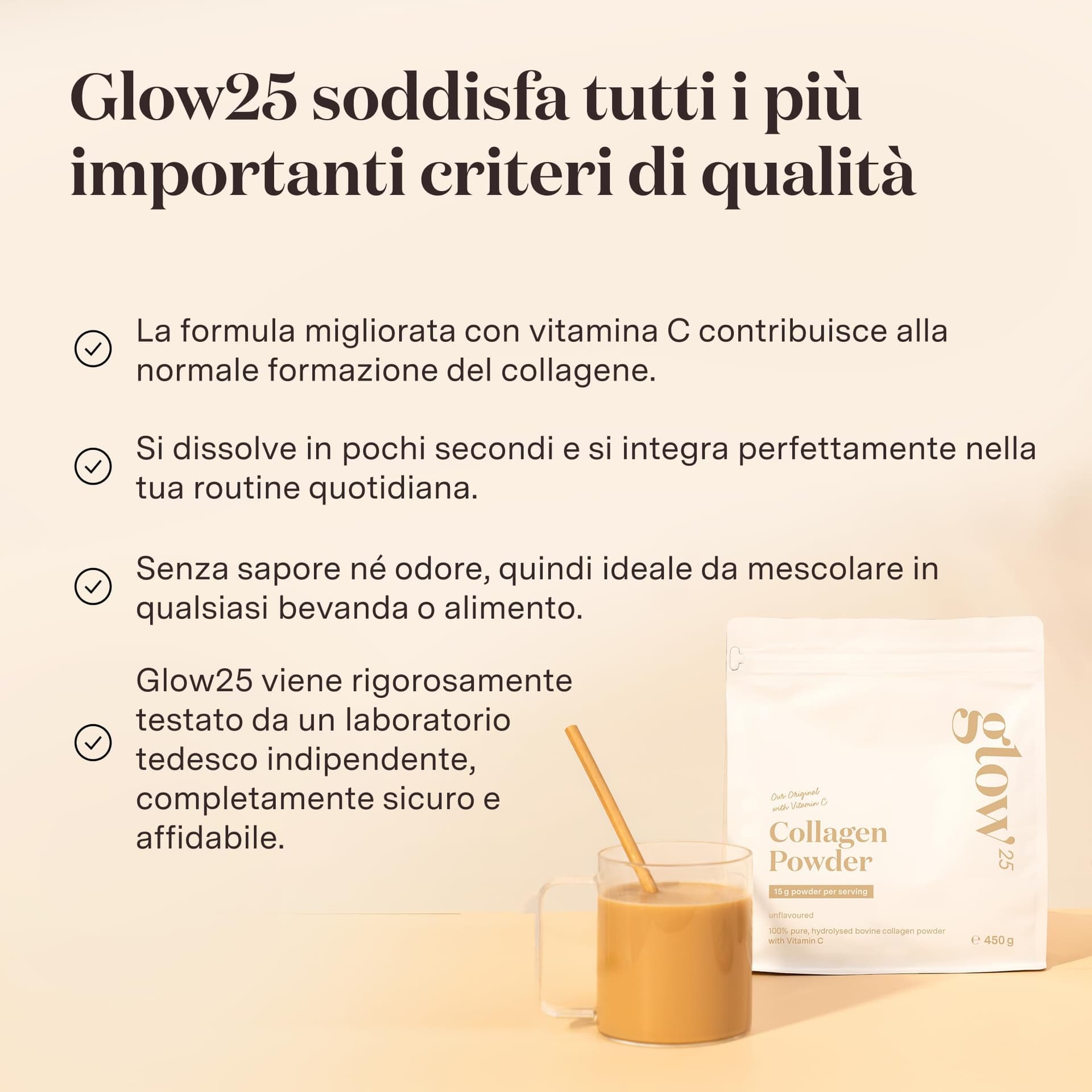 Glow25® Collagen Pulver [450g – Bild 3