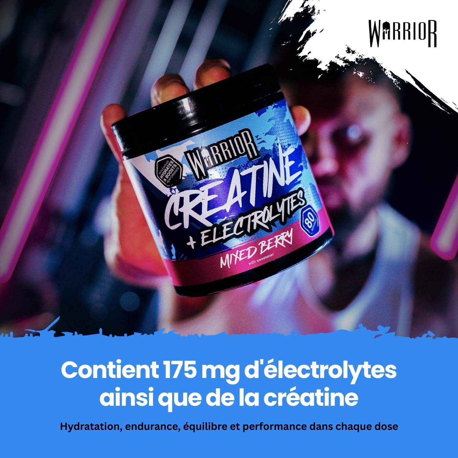 Warrior Creatine Monohydrate + Electrolytes 360g – Bild 7
