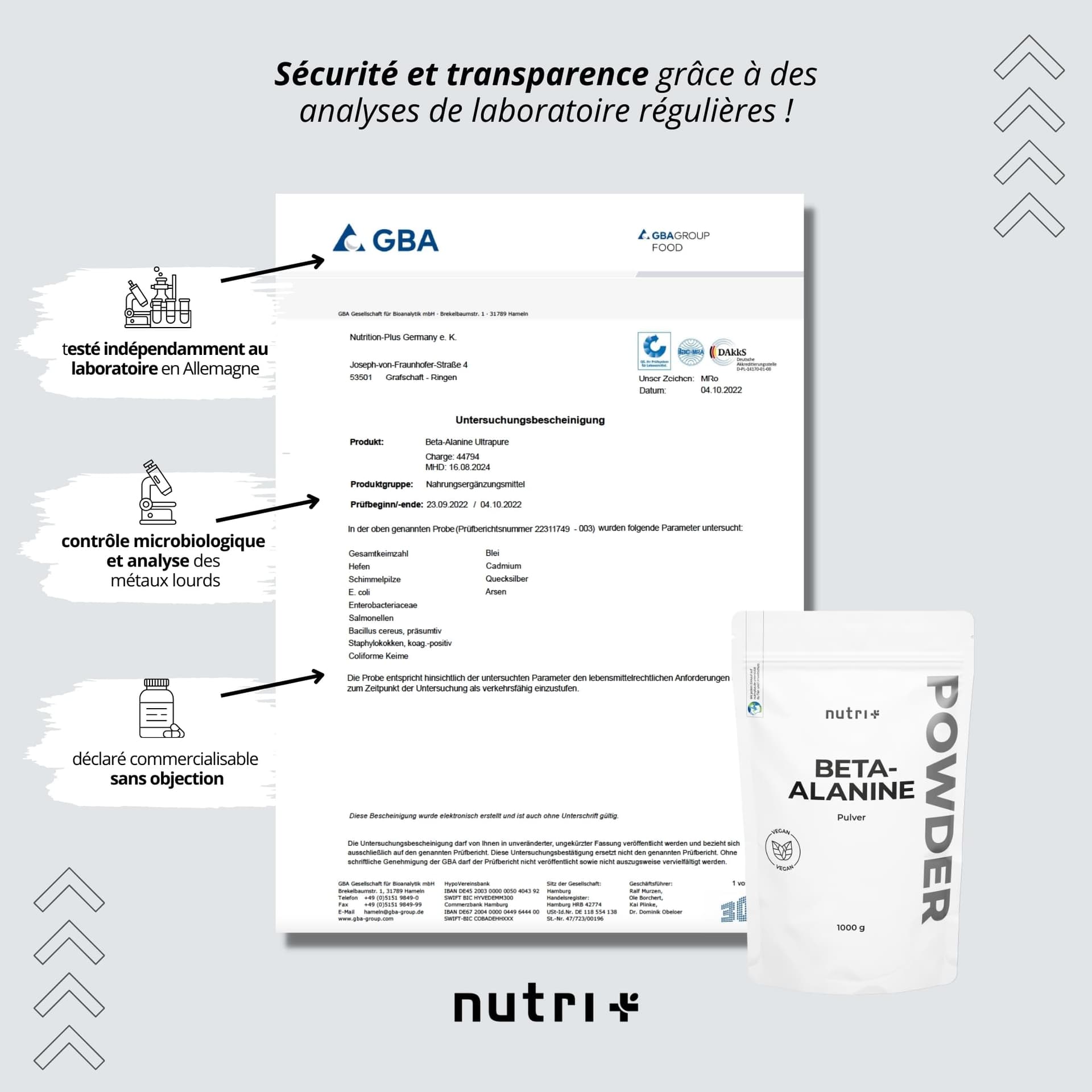 Nutri + Beta Alanin 1 kg – Bild 6