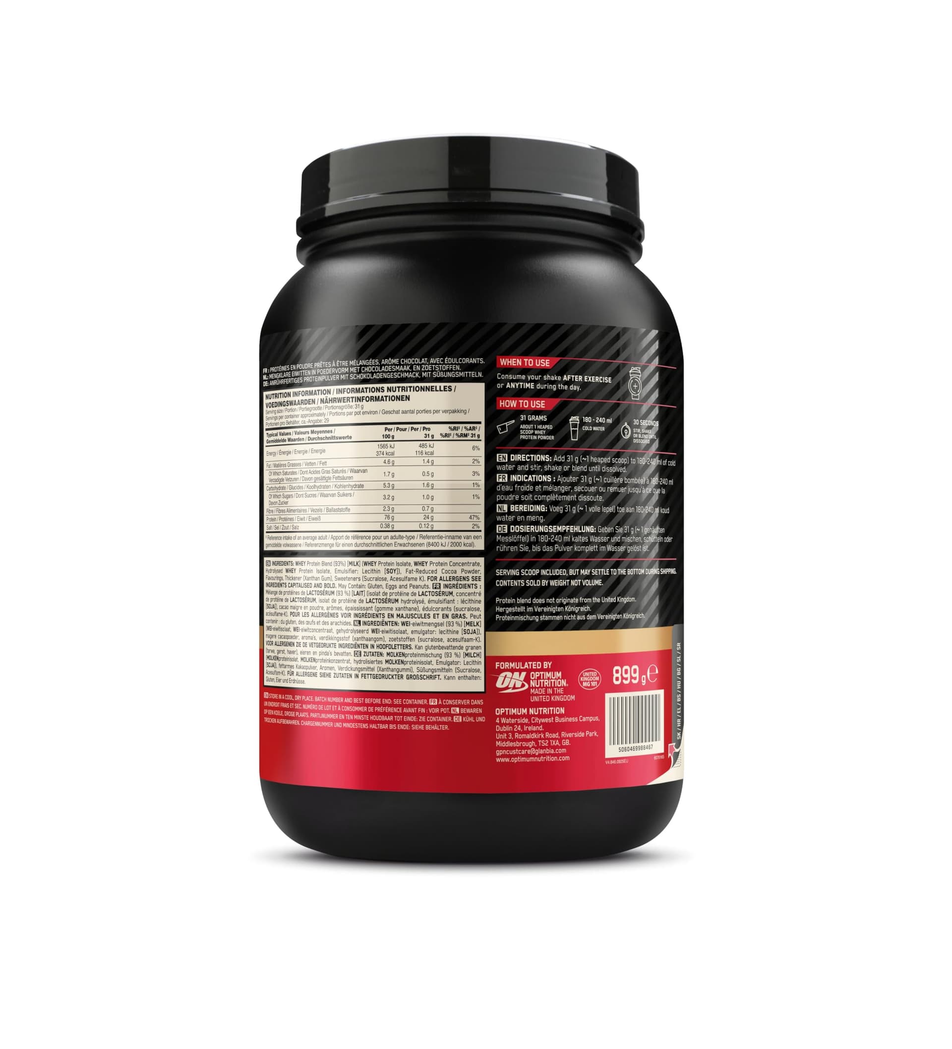 Optimum Nutrition Gold Standard 100% Whey – Bild 8