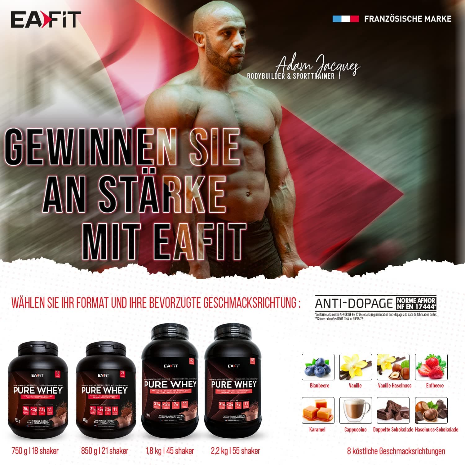 Eafit Proteine in Polvere Whey 850 g – Bild 4