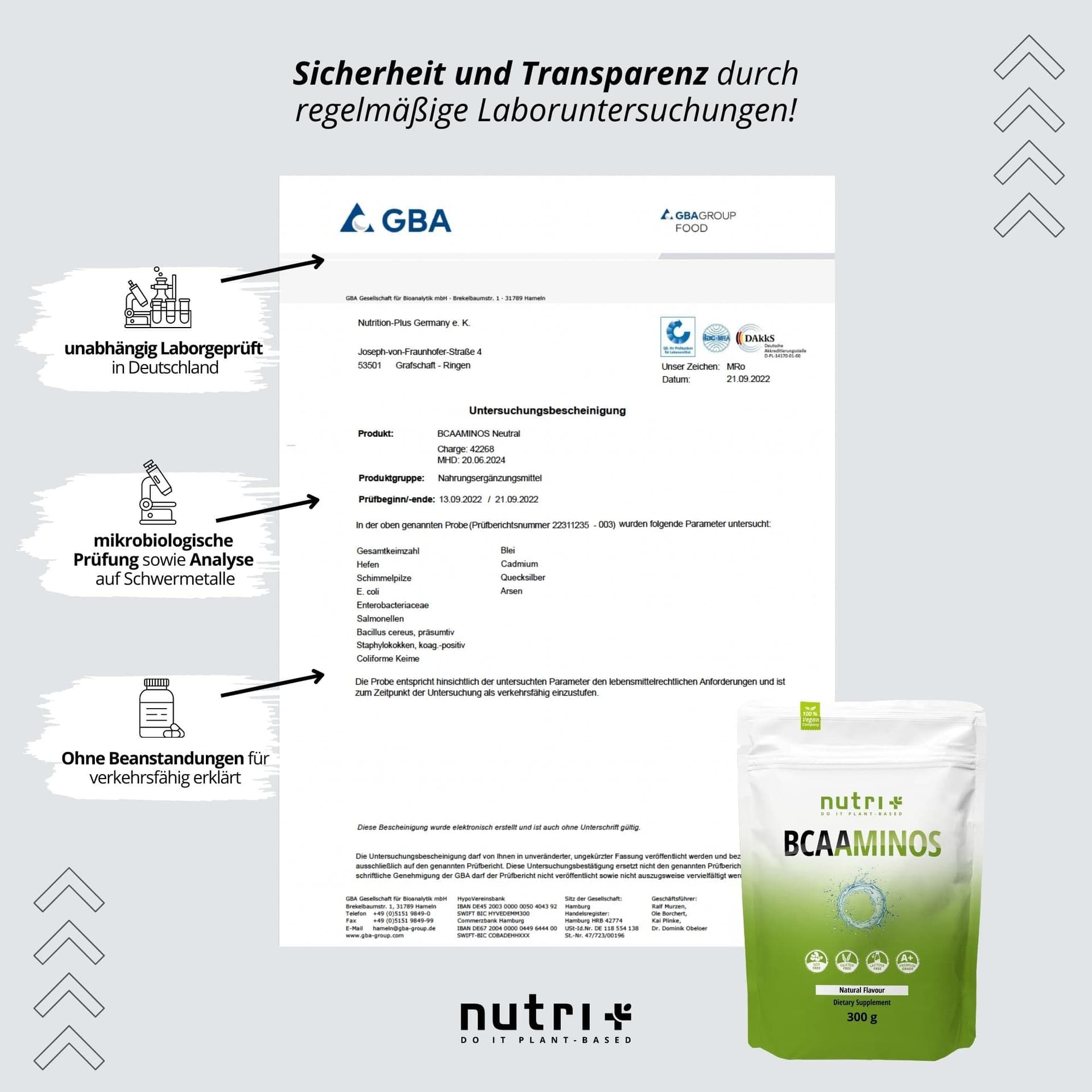 Nutri + BCAA Pulver Neutral – Bild 6