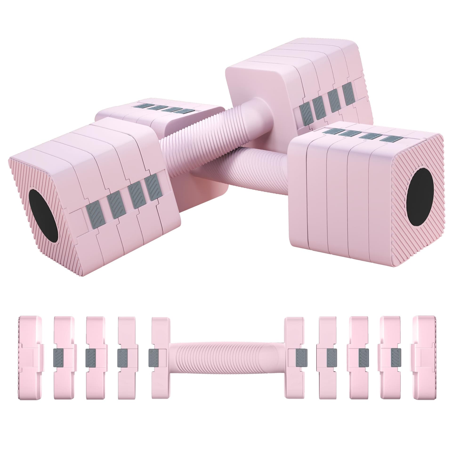 SPORTNOW SPORTNOW Set di Manubri da 2x5 kg