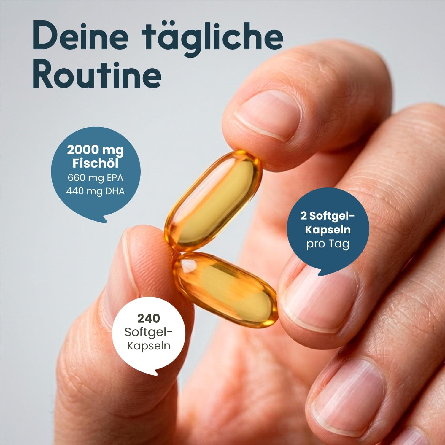 Bloom Naturals Beauty Supplements Oméga 3-240 Capsules – Bild 3