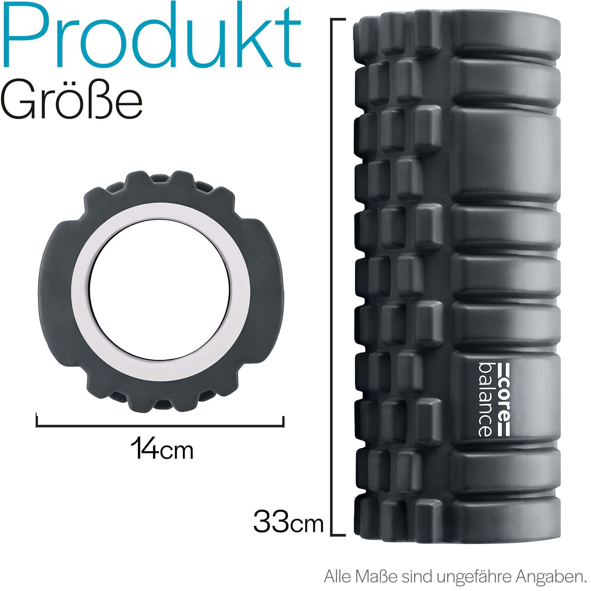 Core Balance Faszienrolle Rücken Wirbelsäule und Ganzkörper – Bild 5