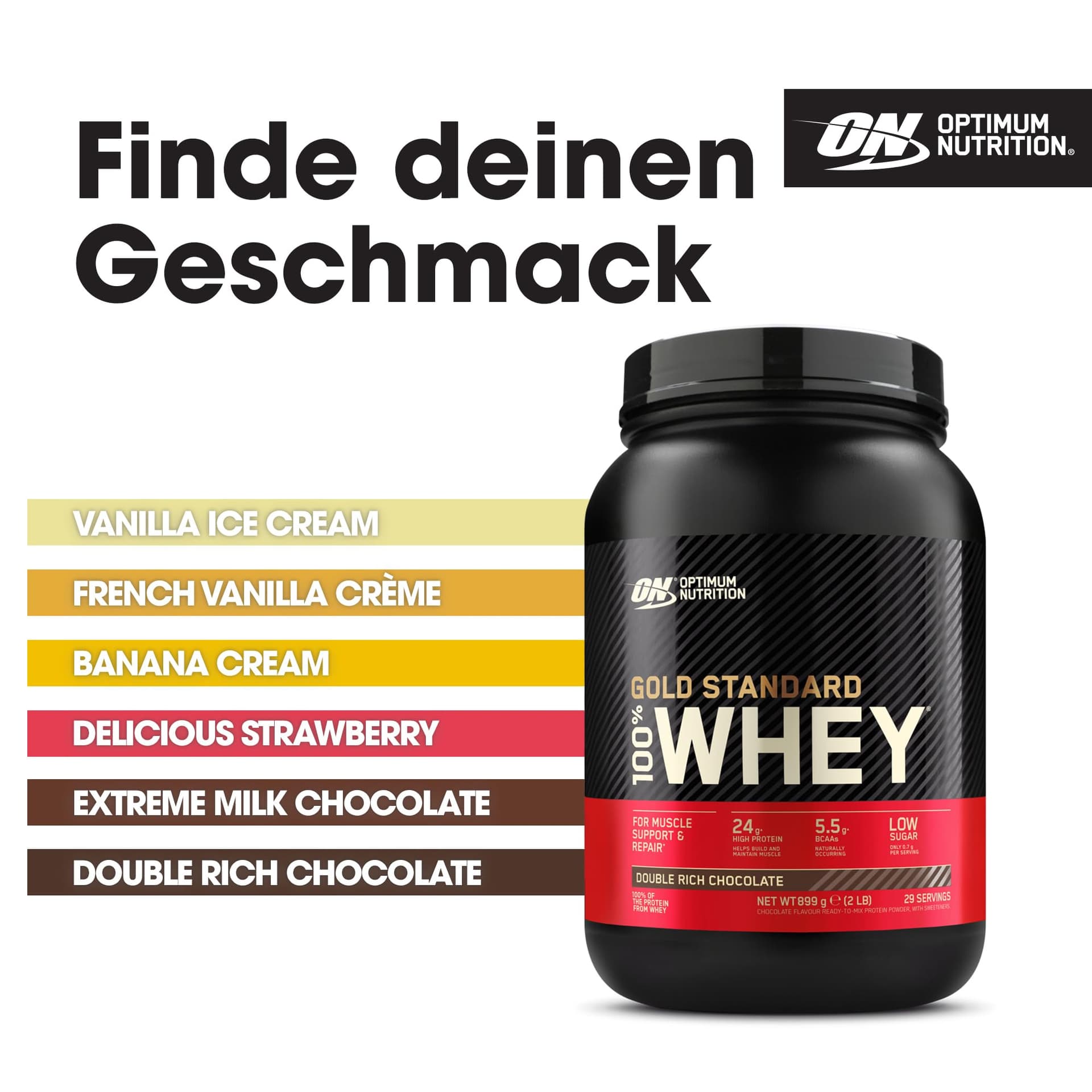 Optimum Nutrition Gold Standard 100% Whey – Bild 5