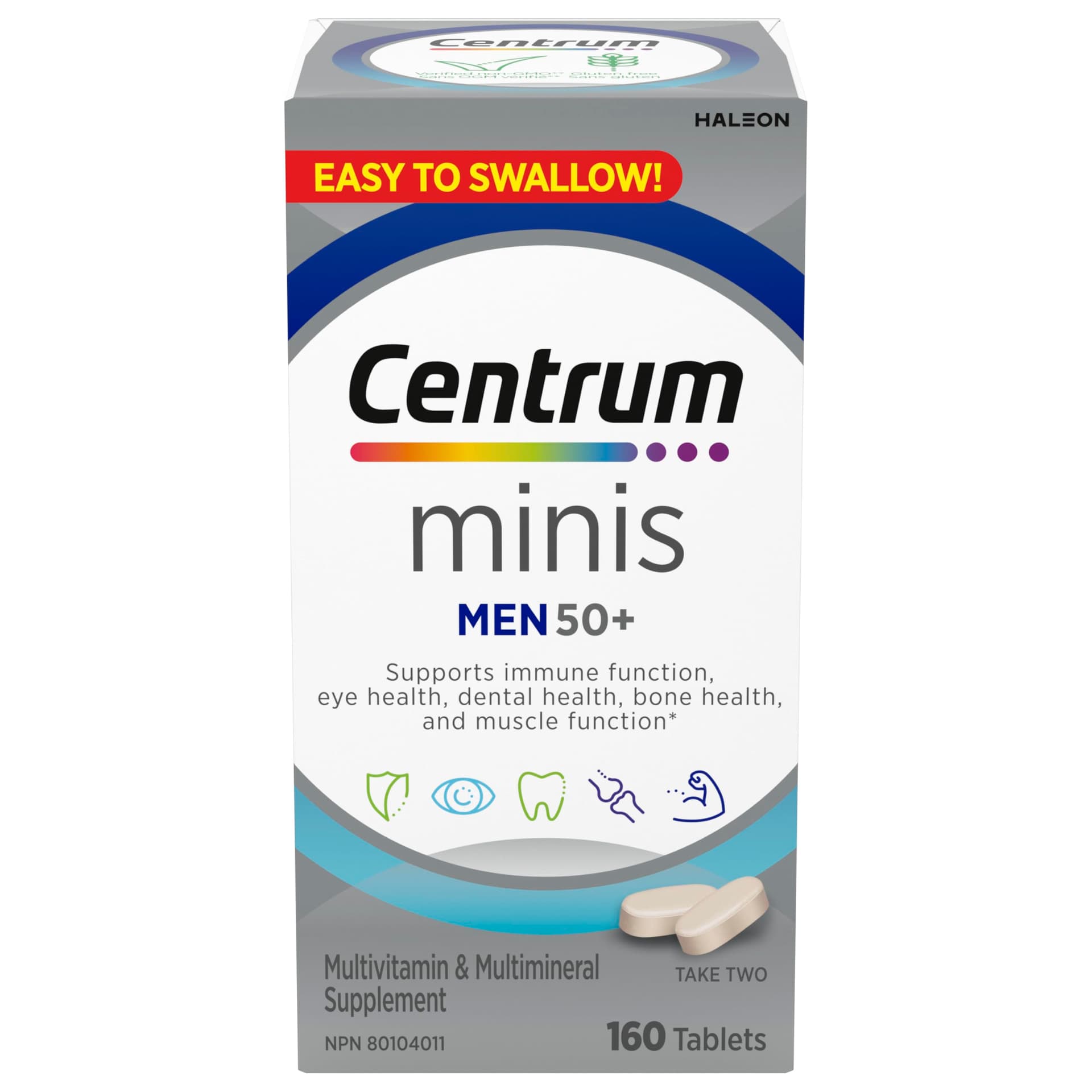Centrum Men 50 Plus Multivitamins/Minerals Supplement for