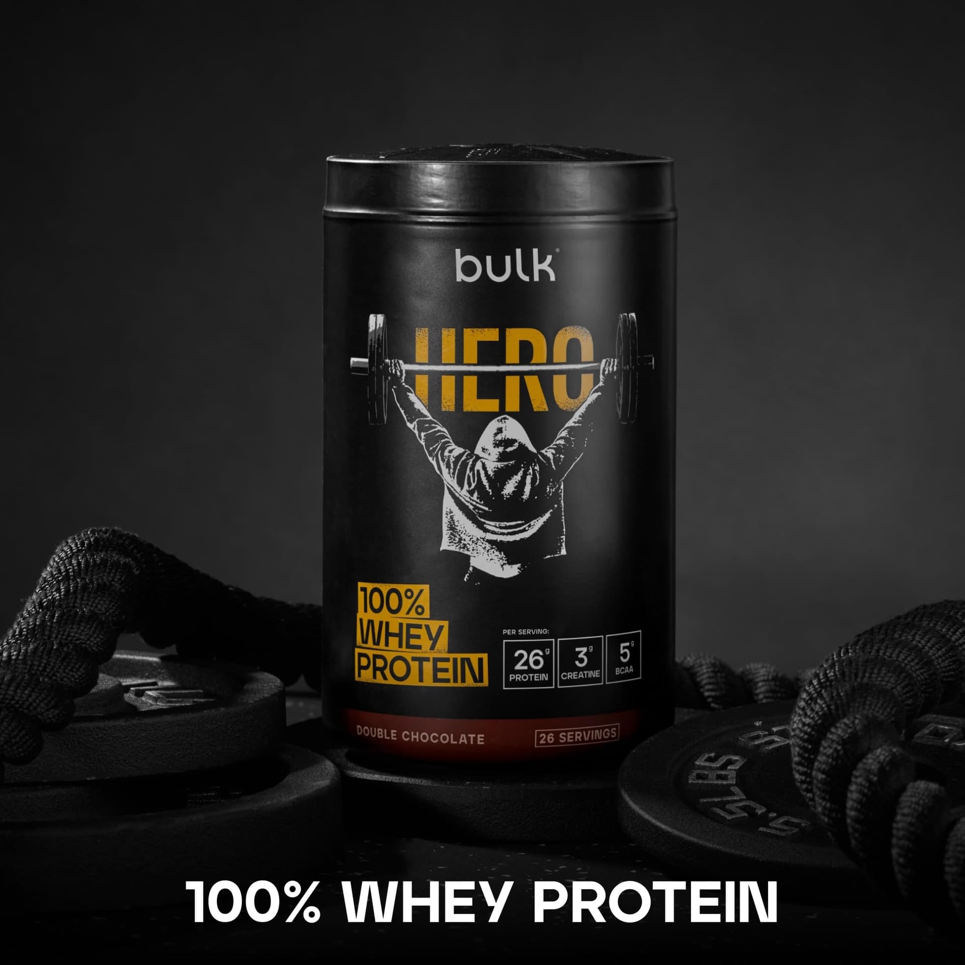 Bulk Hero Whey Protein Powder | Double Chocolate | 26 Servings | 26g – Bild 4