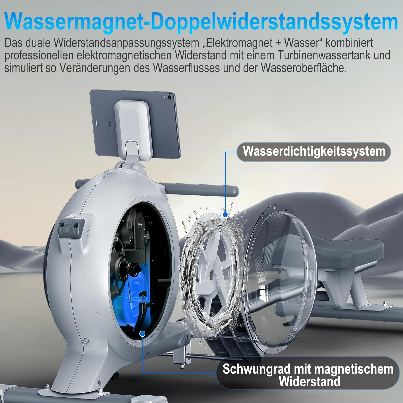 RevFit Rudergerät für Zuhause – Bild 2