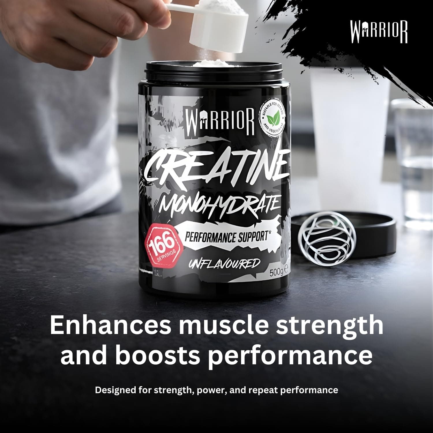 Warrior Creatine Monohydrate Powder 500g – Bild 4