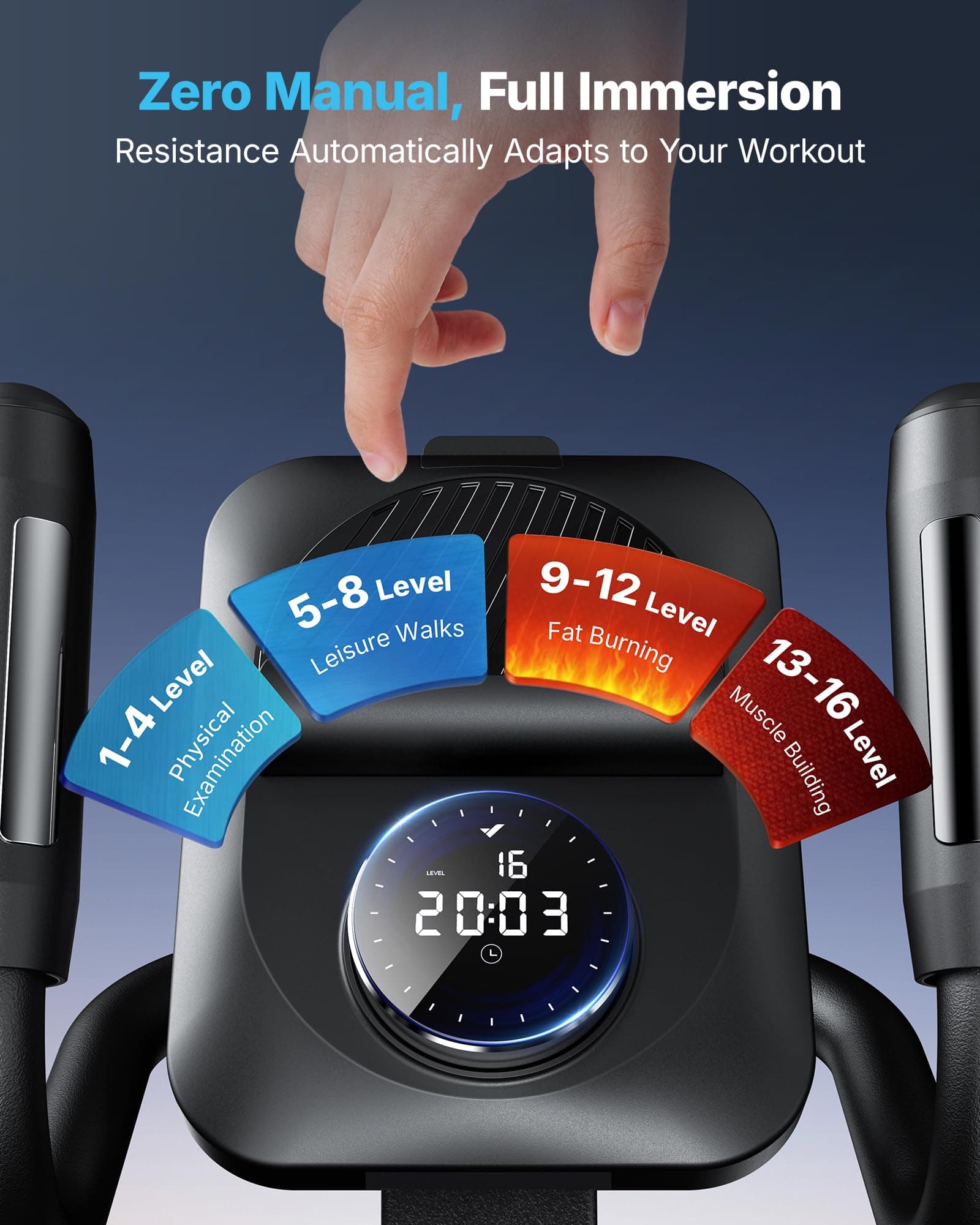 MERACH Selbstbetriebener Crosstrainer für Zuhause – Bild 4