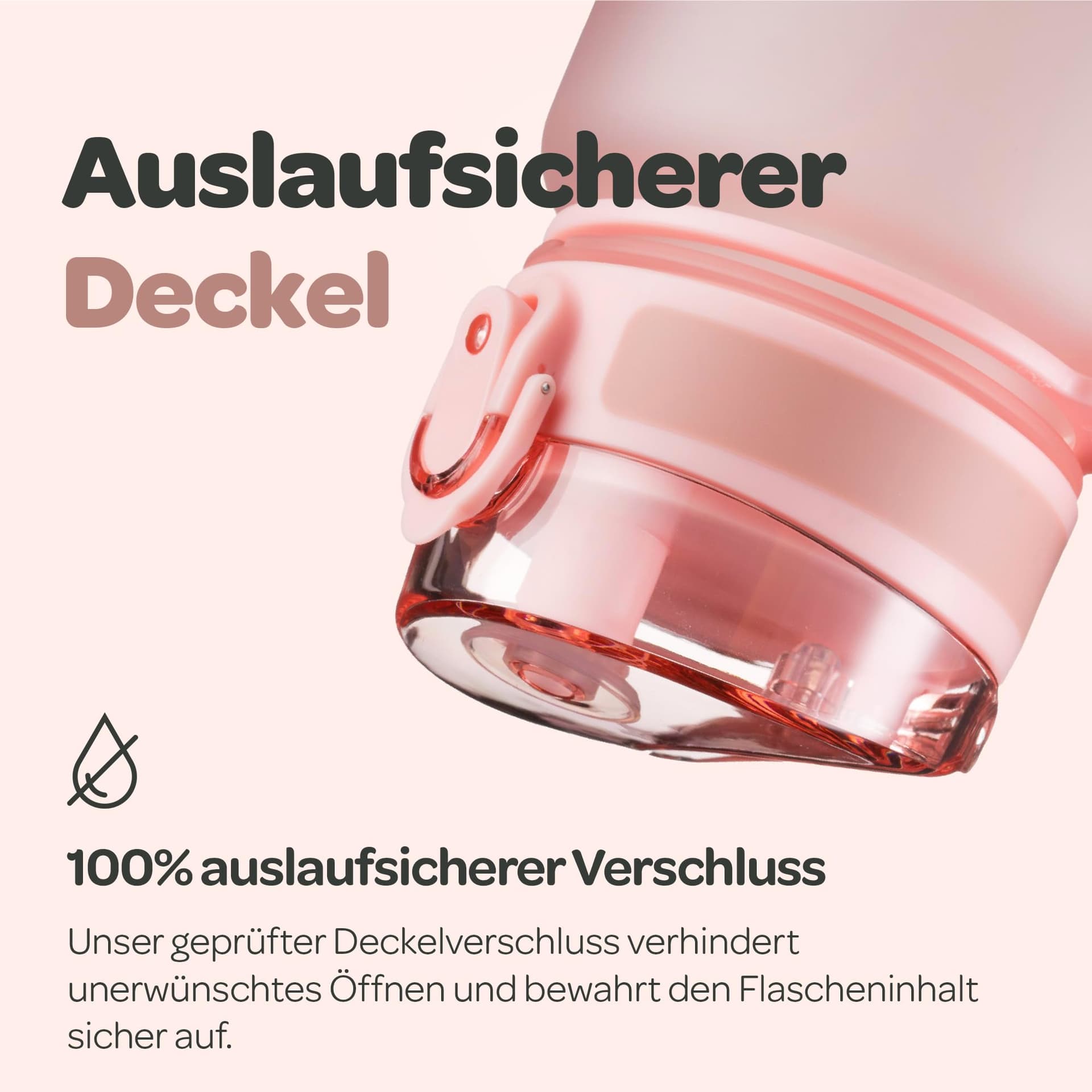 Hydracy Trinkflasche mit Fruchteinsatz - 1L – Bild 4