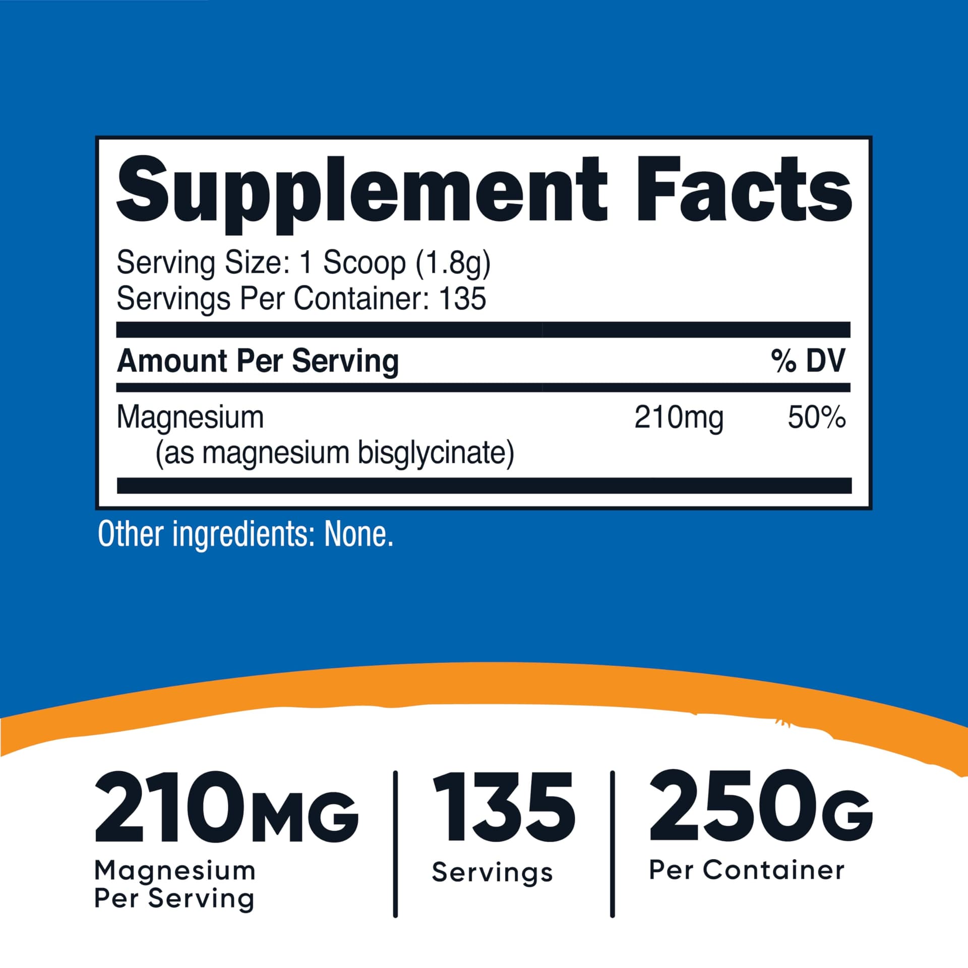 Nutricost Magnesium Bisglycinate Powder (Unflavored – Bild 2